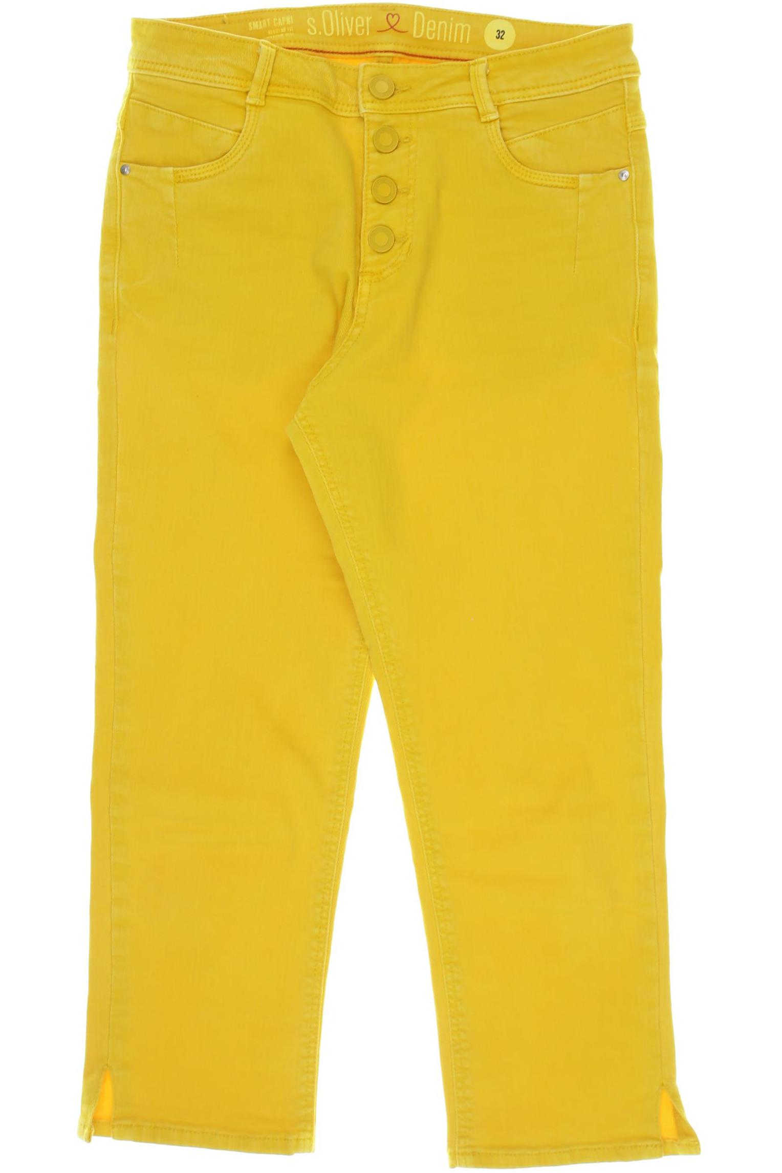 

s.Oliver Damen Jeans, gelb, Gr. 32