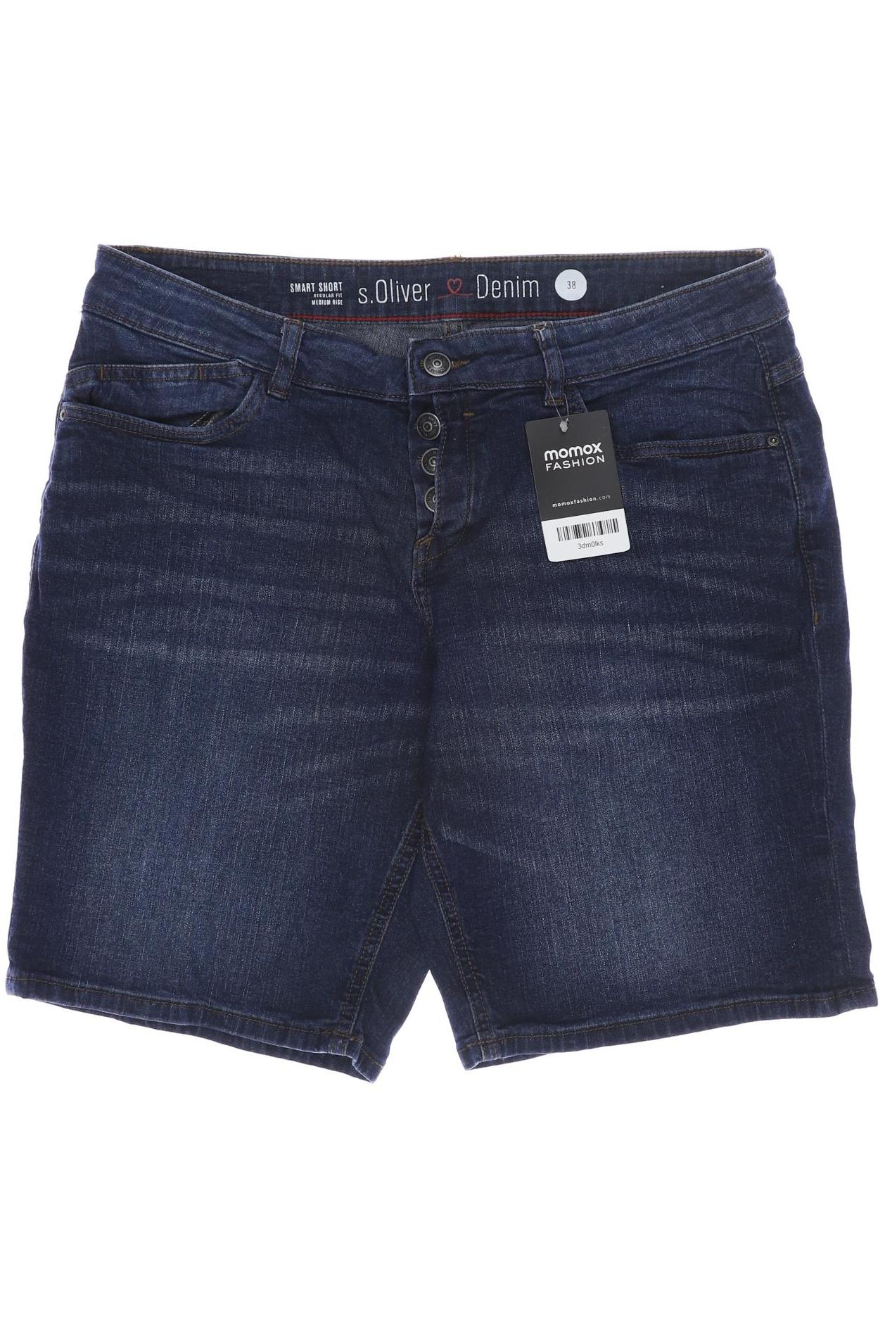 

s.Oliver Damen Shorts, marineblau