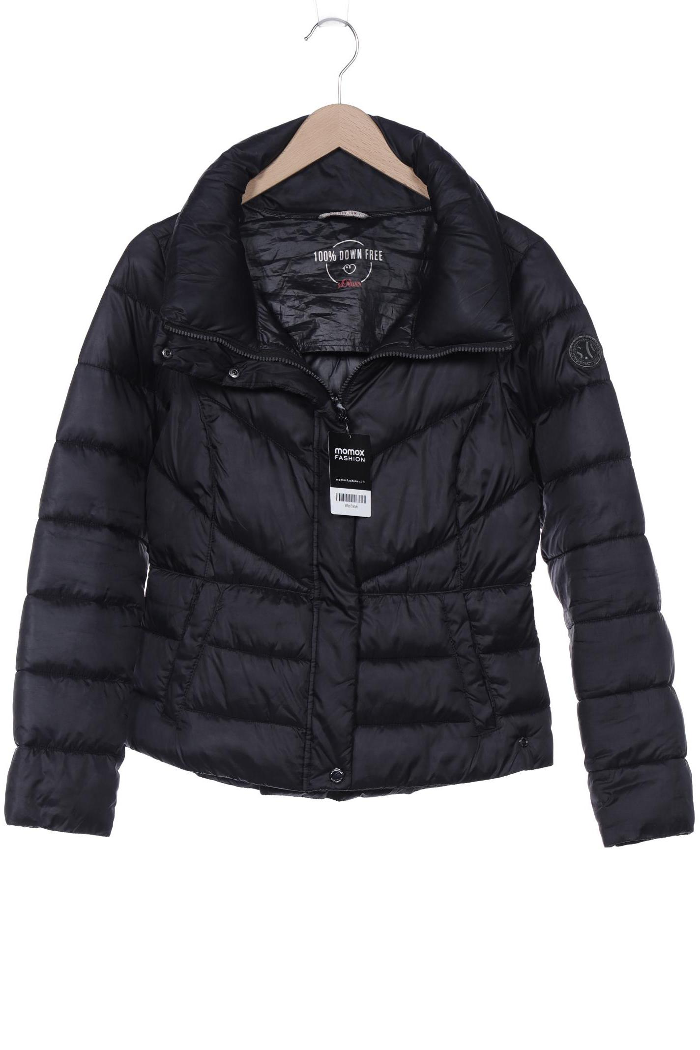 

s.Oliver Damen Jacke, schwarz, Gr. 38