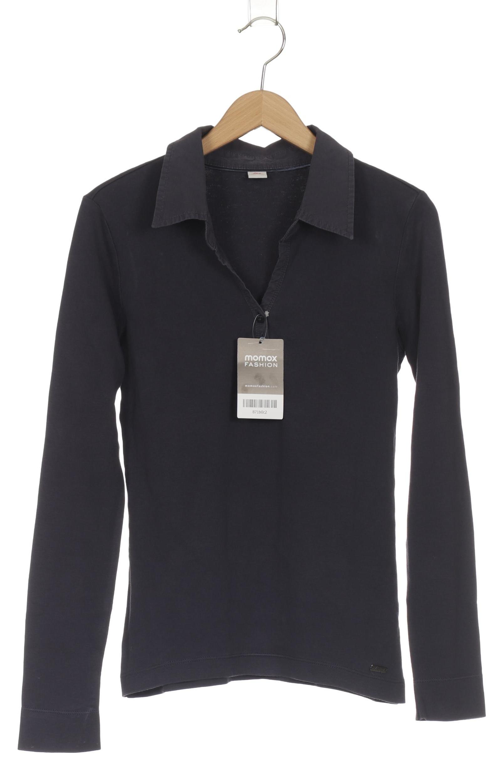 

s.Oliver Damen Langarmshirt, blau, Gr. 36