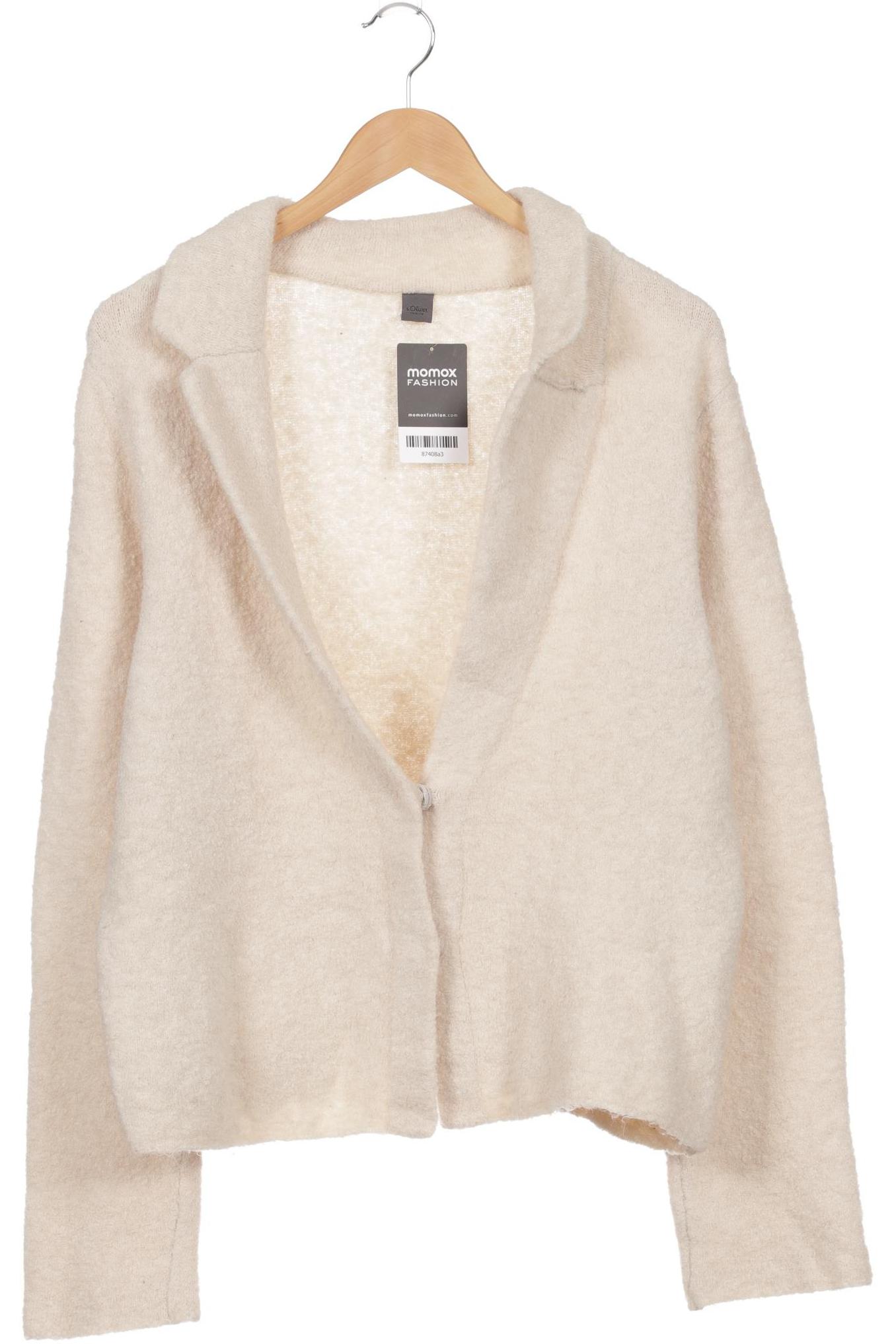 

s.Oliver Damen Strickjacke, beige, Gr. 42