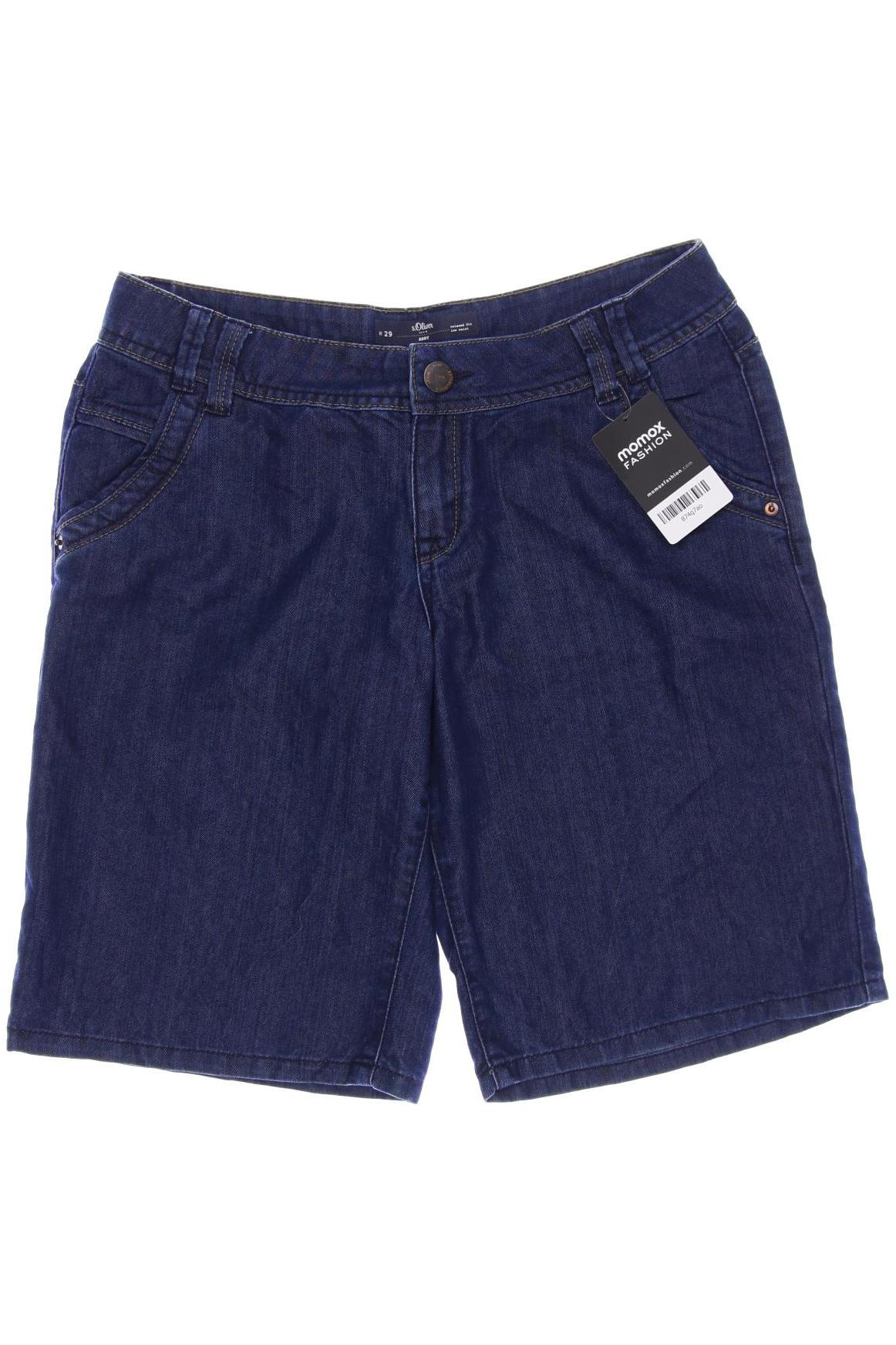 

s.Oliver Damen Shorts, marineblau