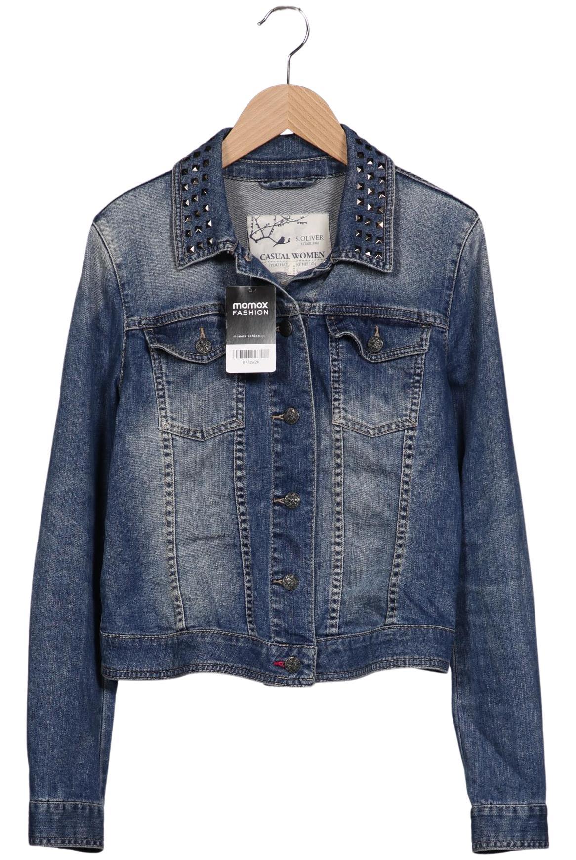 

s.Oliver Damen Jacke, blau, Gr. 36