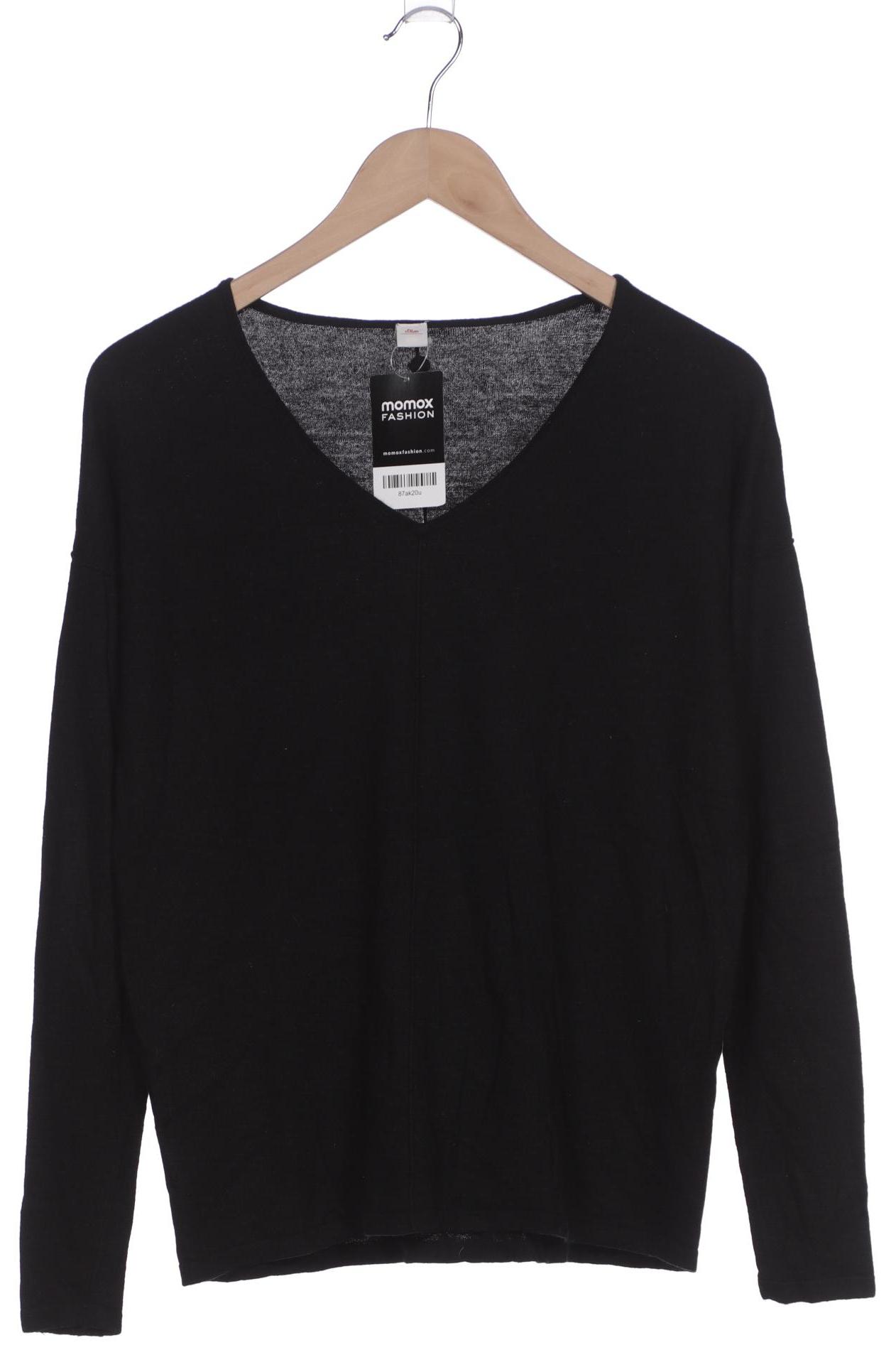 

s.Oliver Damen Pullover, schwarz, Gr. 34