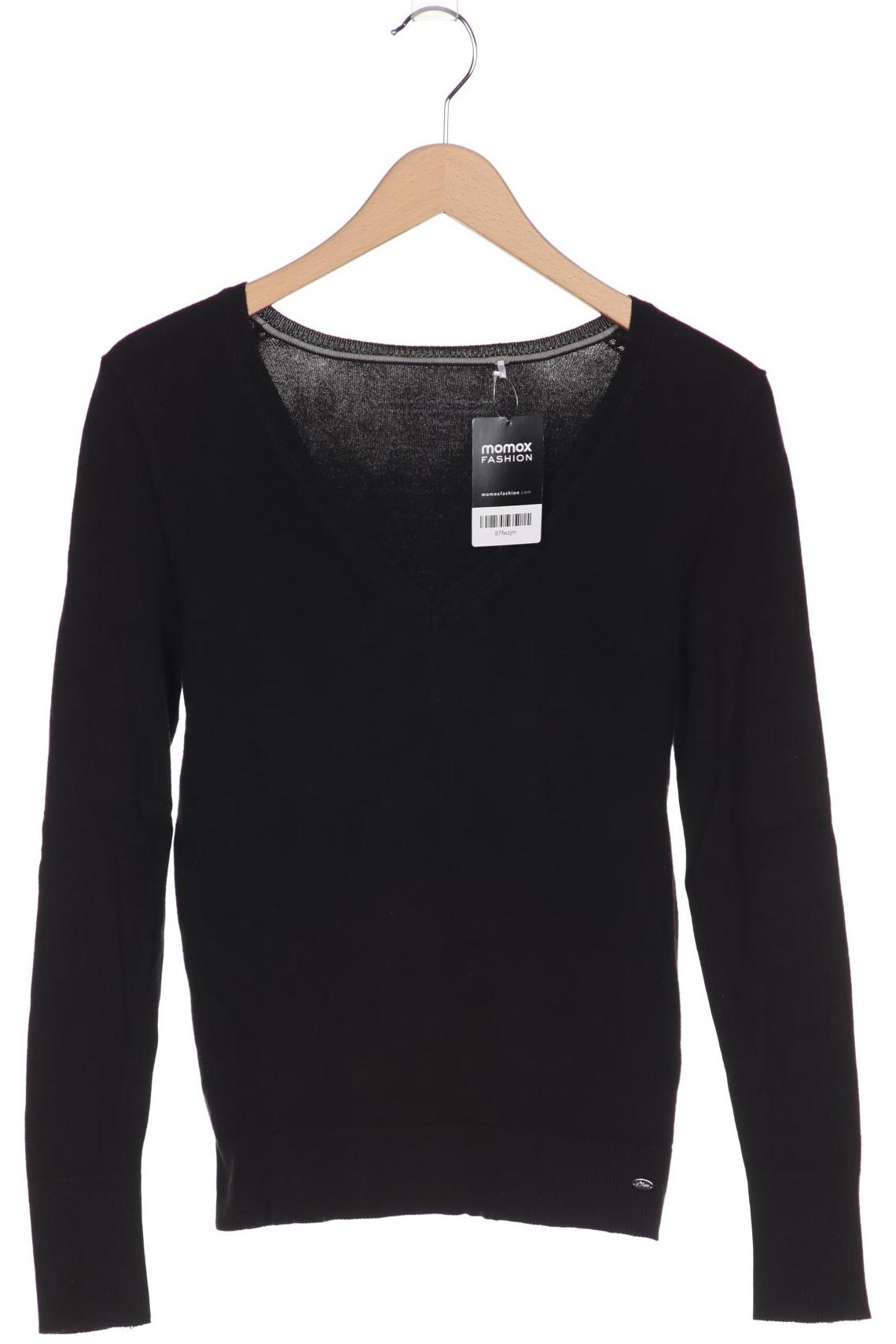 

s.Oliver Damen Pullover, schwarz