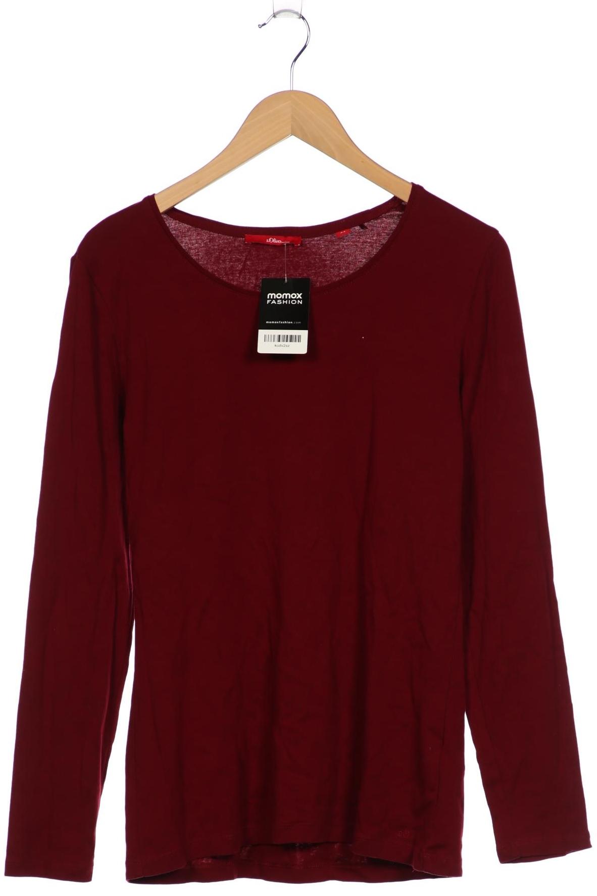 

s.Oliver Damen Langarmshirt, bordeaux, Gr. 44