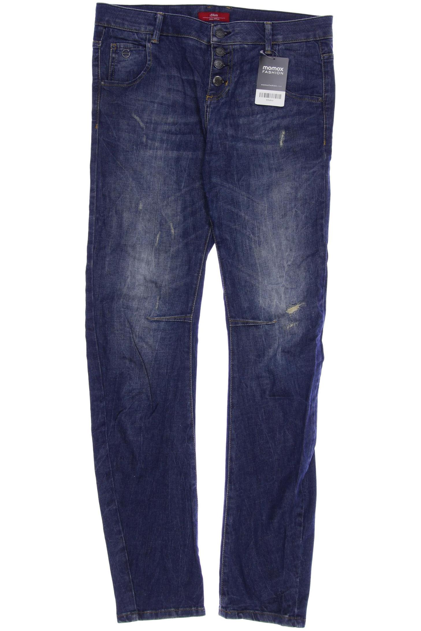 

s.Oliver Damen Jeans, blau