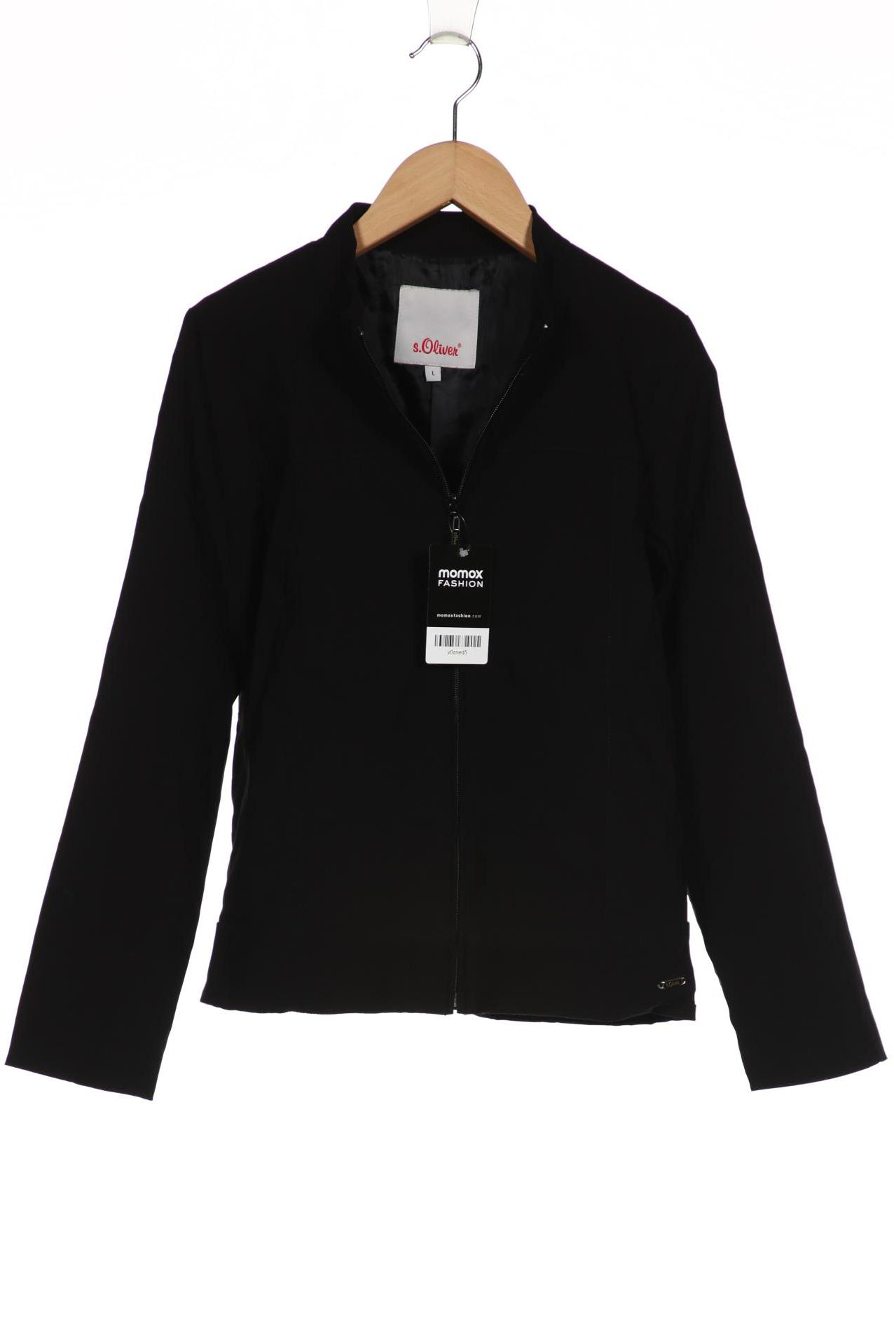 

s.Oliver Damen Jacke, schwarz, Gr. 42