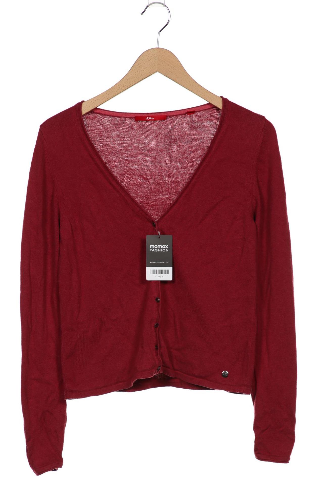 

s.Oliver Damen Strickjacke, bordeaux, Gr. 34