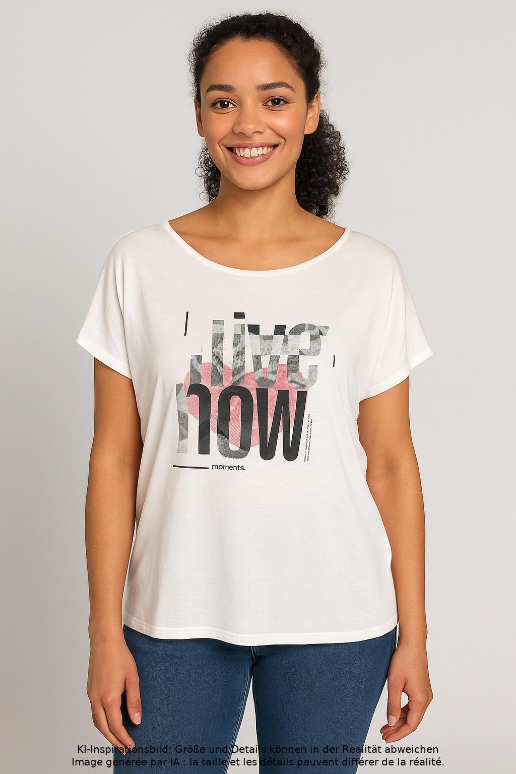 

s.Oliver Damen T-Shirt, weiß, Gr. 40