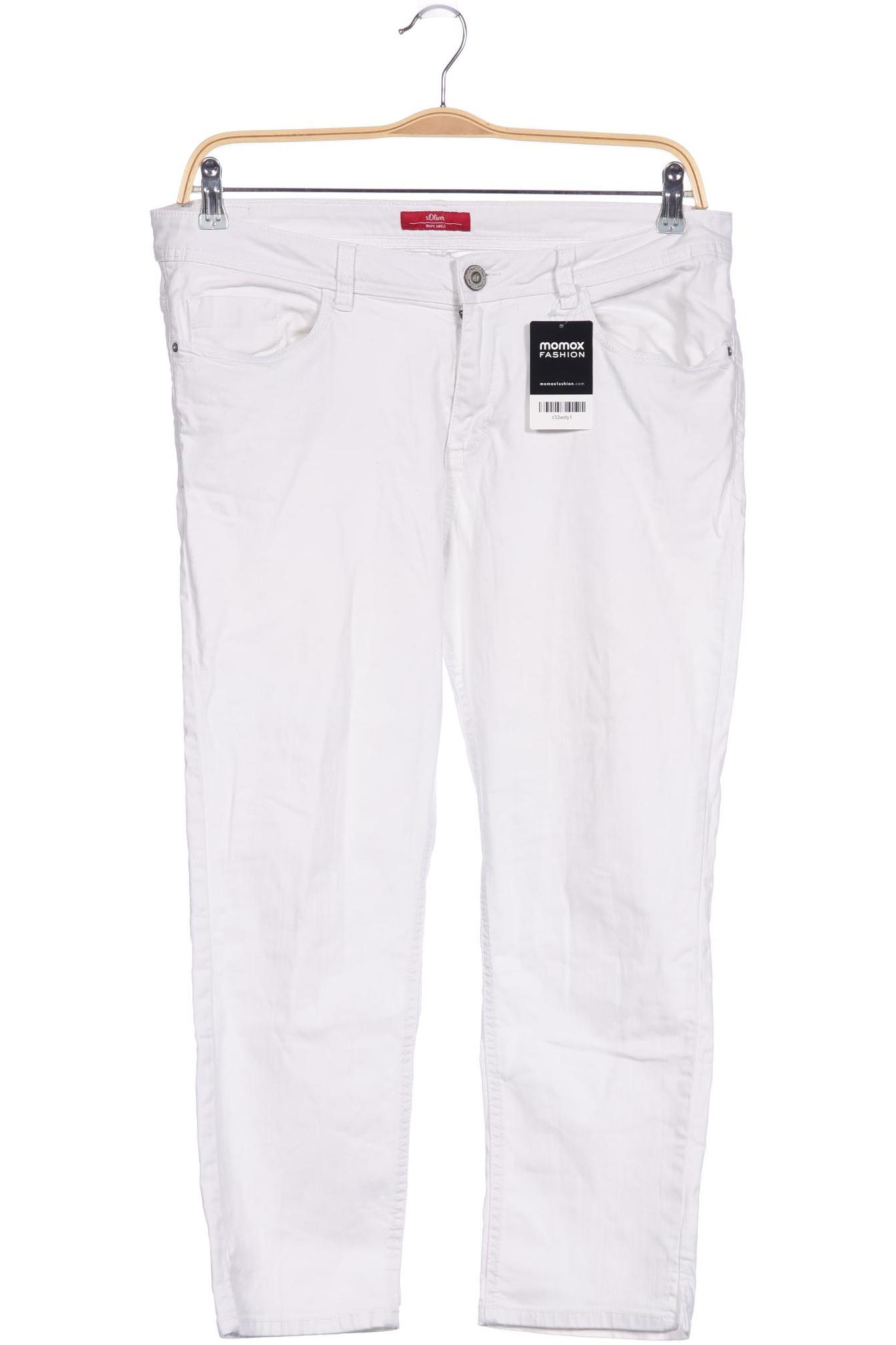 

s.Oliver Damen Jeans, weiß, Gr. 44