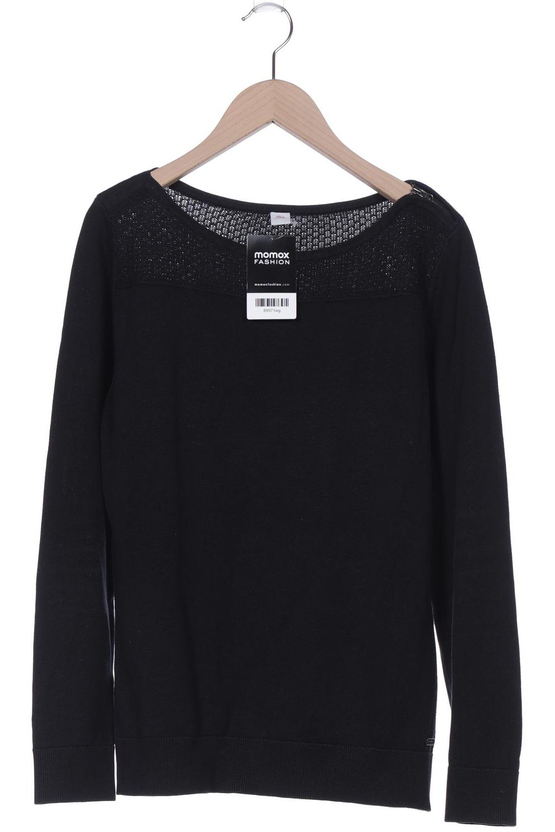 

s.Oliver Damen Pullover, schwarz, Gr. 38