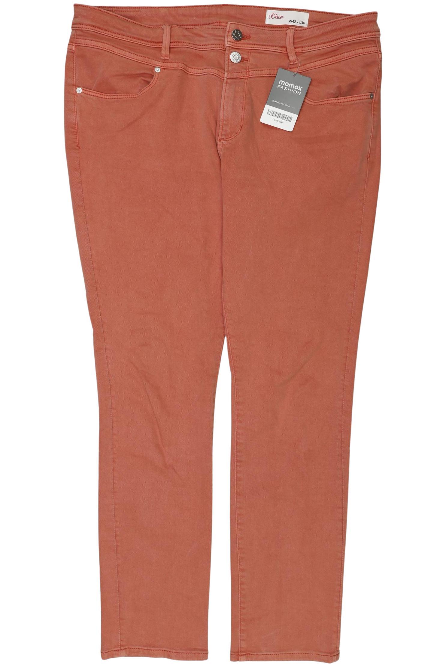 

s.Oliver Damen Jeans, orange, Gr. 42