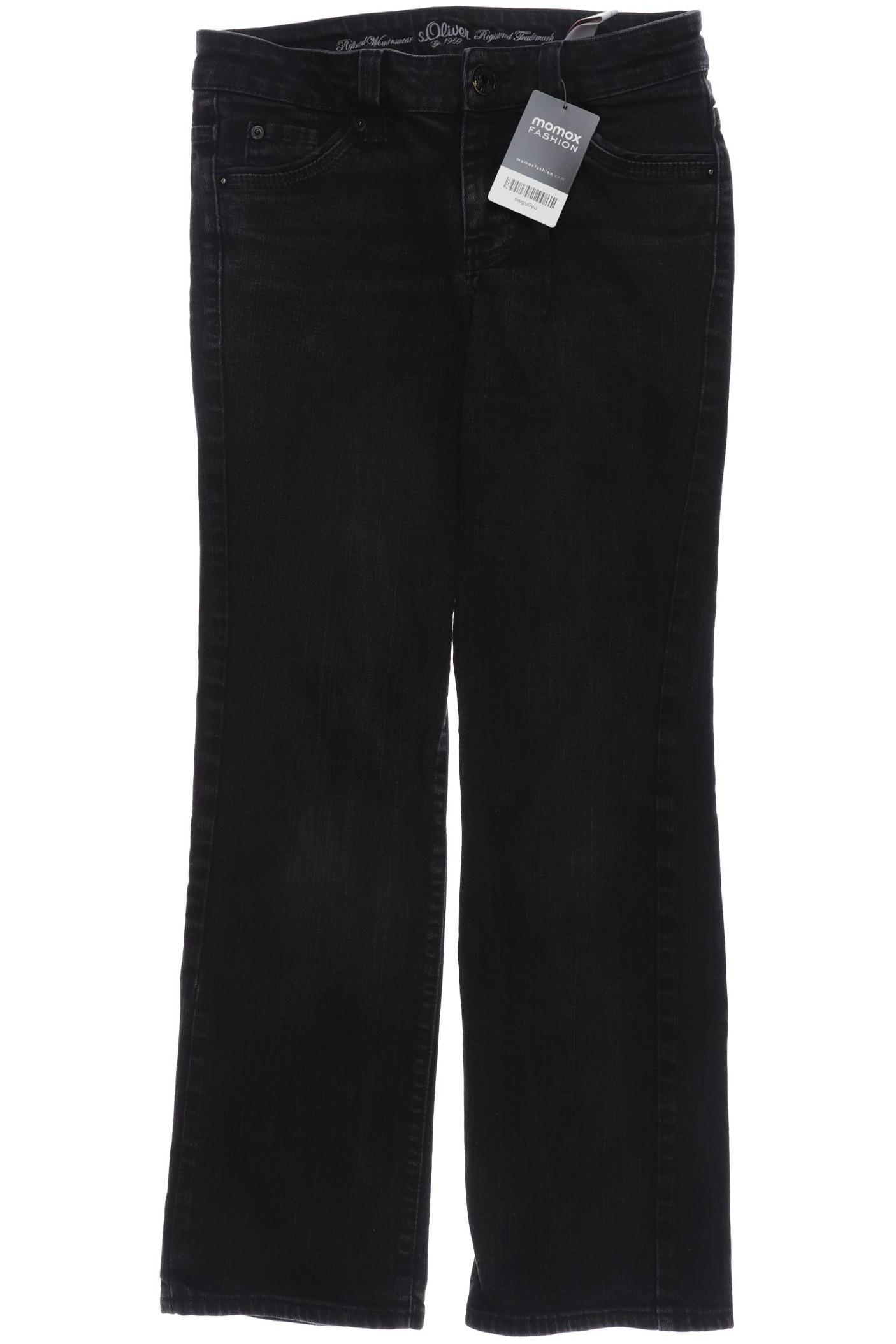 

s.Oliver Damen Jeans, schwarz, Gr. 34