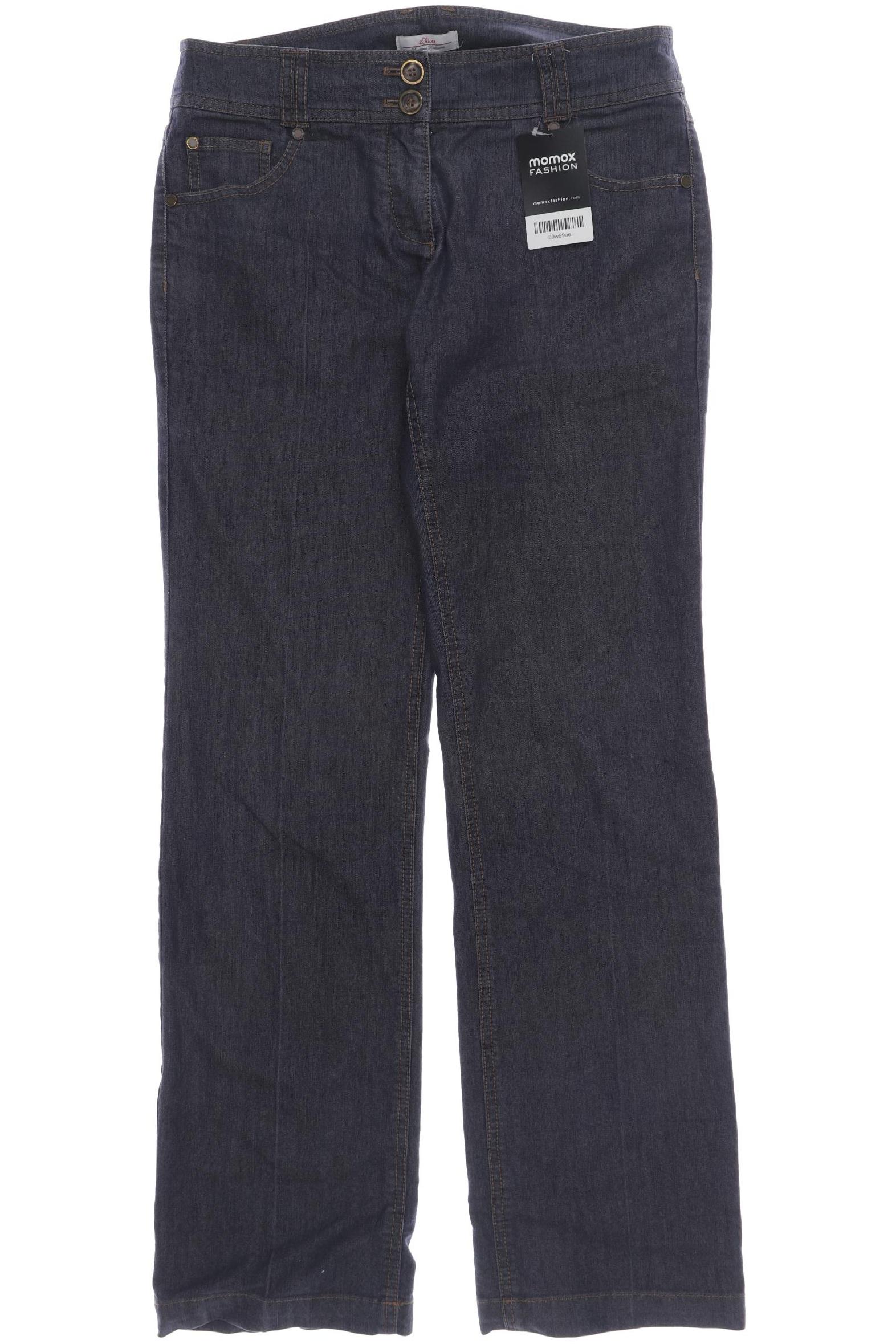

s.Oliver Damen Jeans, marineblau