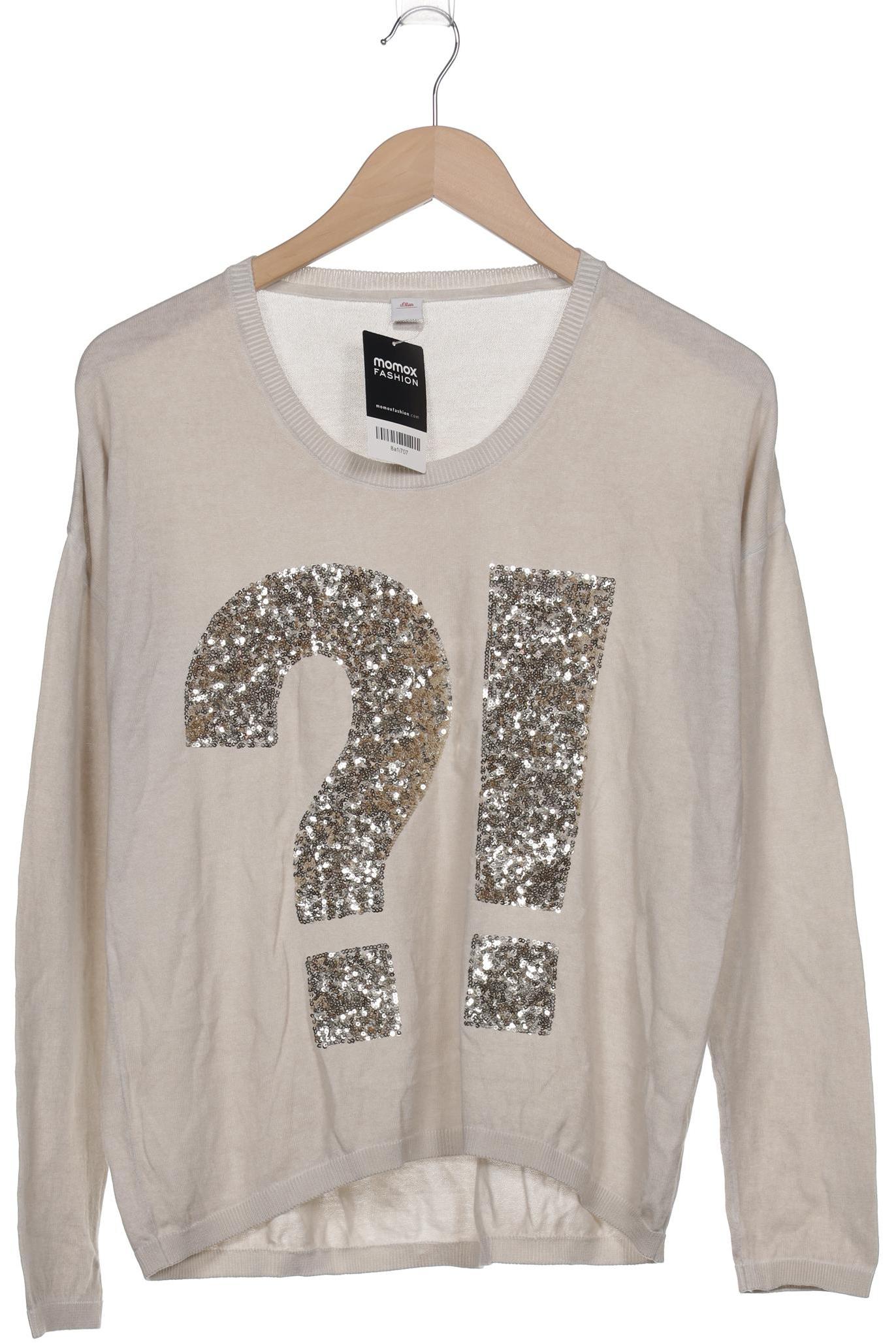 

s.Oliver Damen Pullover, beige, Gr. 38