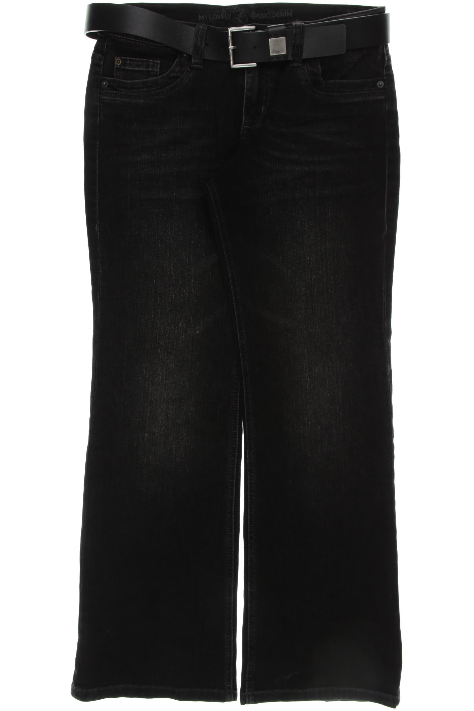

s.Oliver Damen Jeans, schwarz, Gr. 38