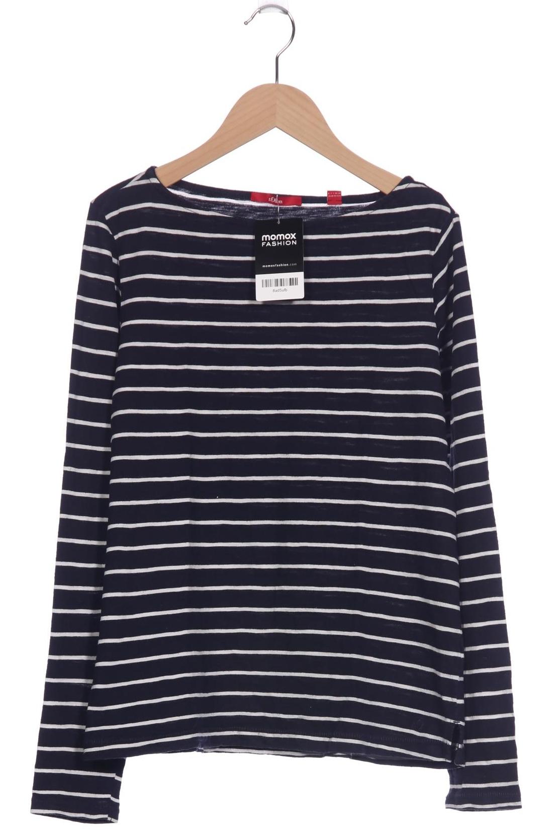 

s.Oliver Damen Langarmshirt, marineblau, Gr. 38