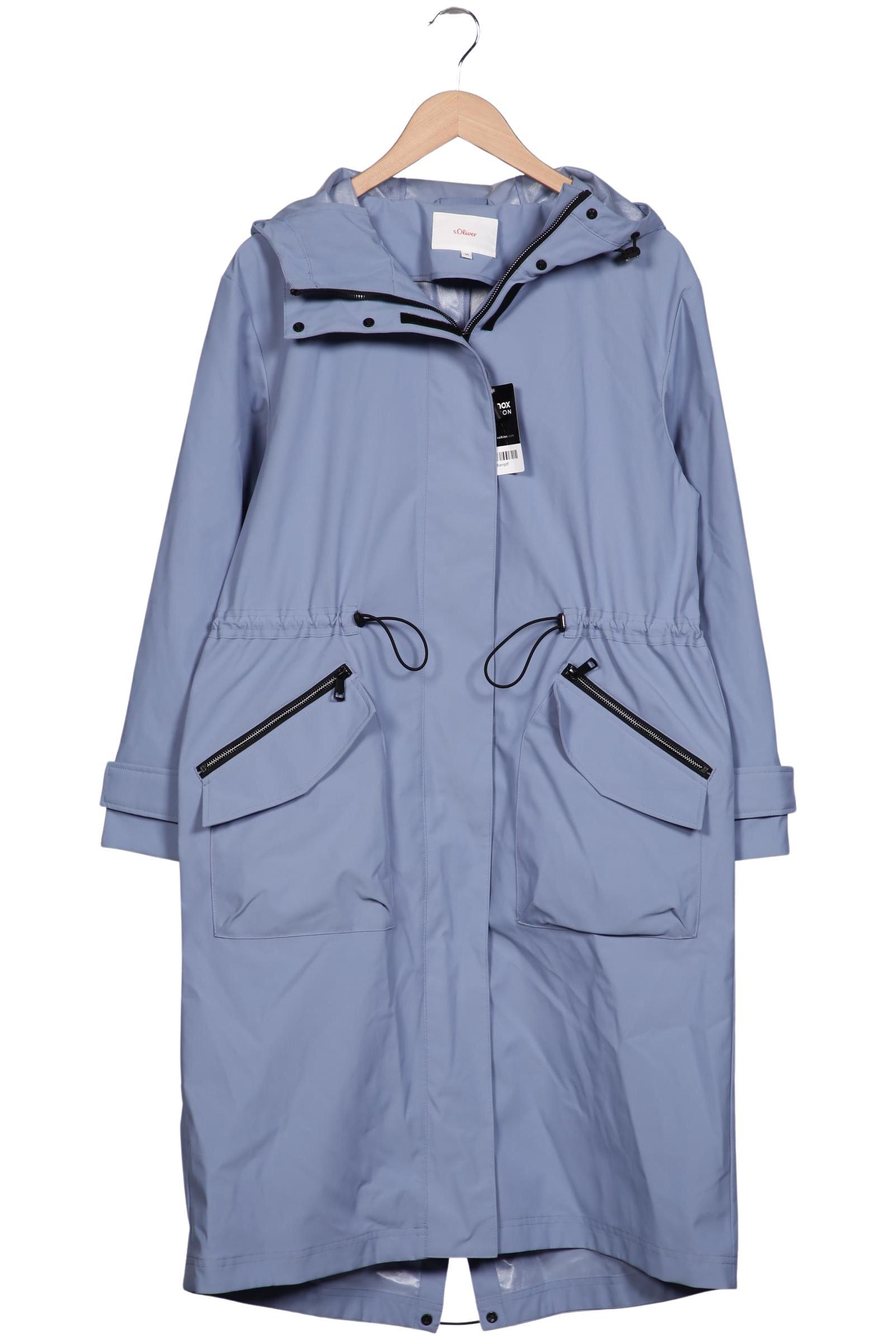 

s.Oliver Damen Mantel, hellblau, Gr. 38
