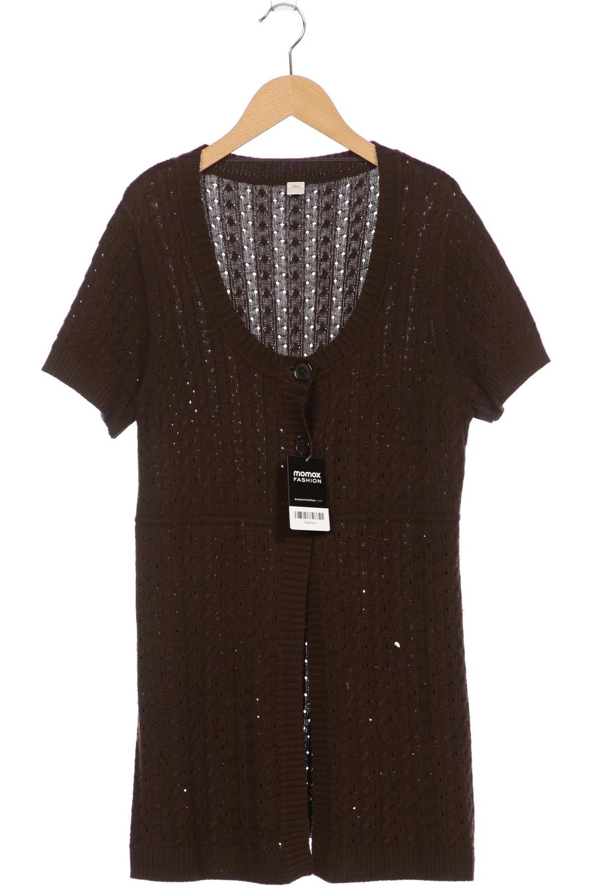 

s.Oliver Damen Strickjacke, braun, Gr. 44