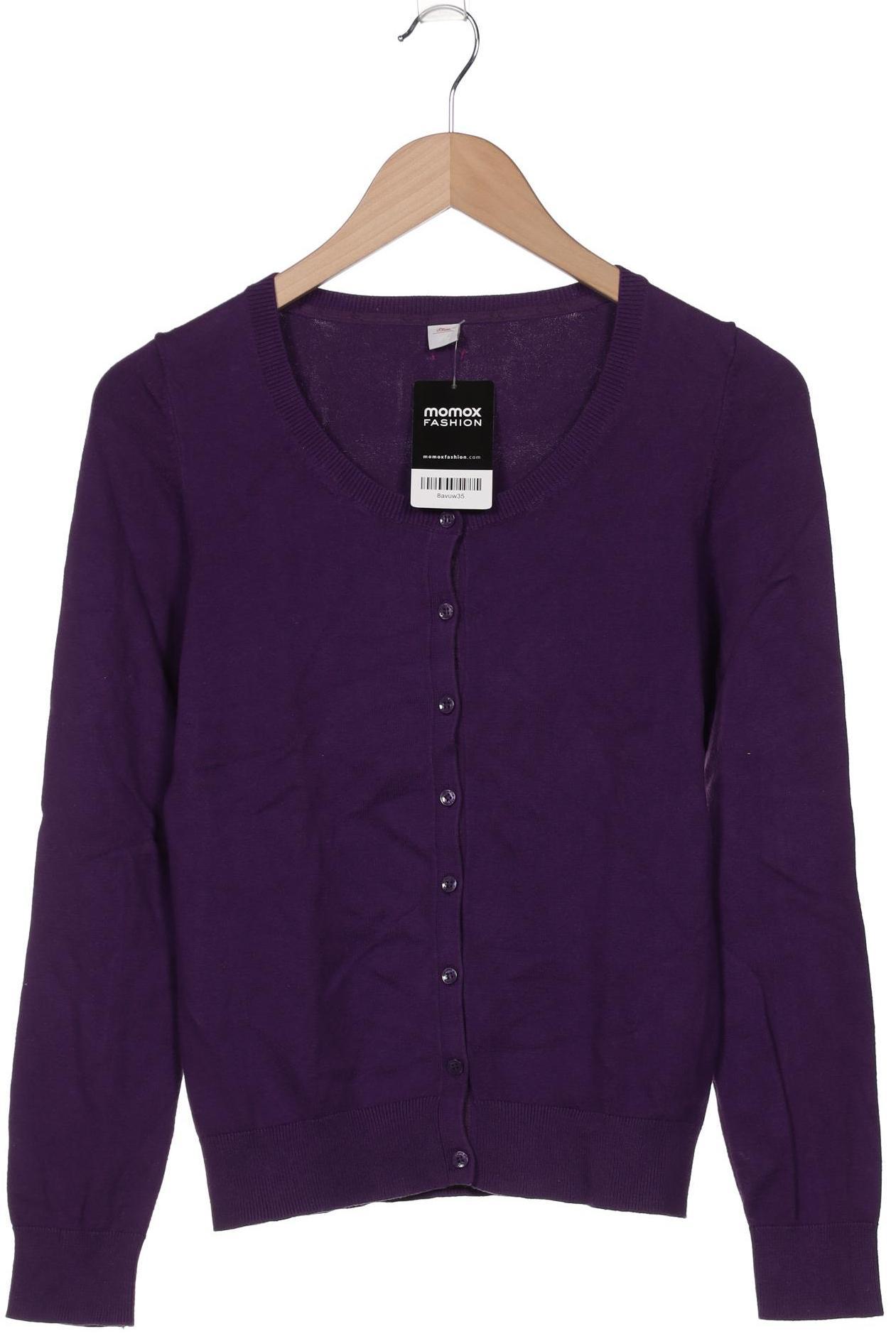 

s.Oliver Damen Strickjacke, flieder, Gr. 36