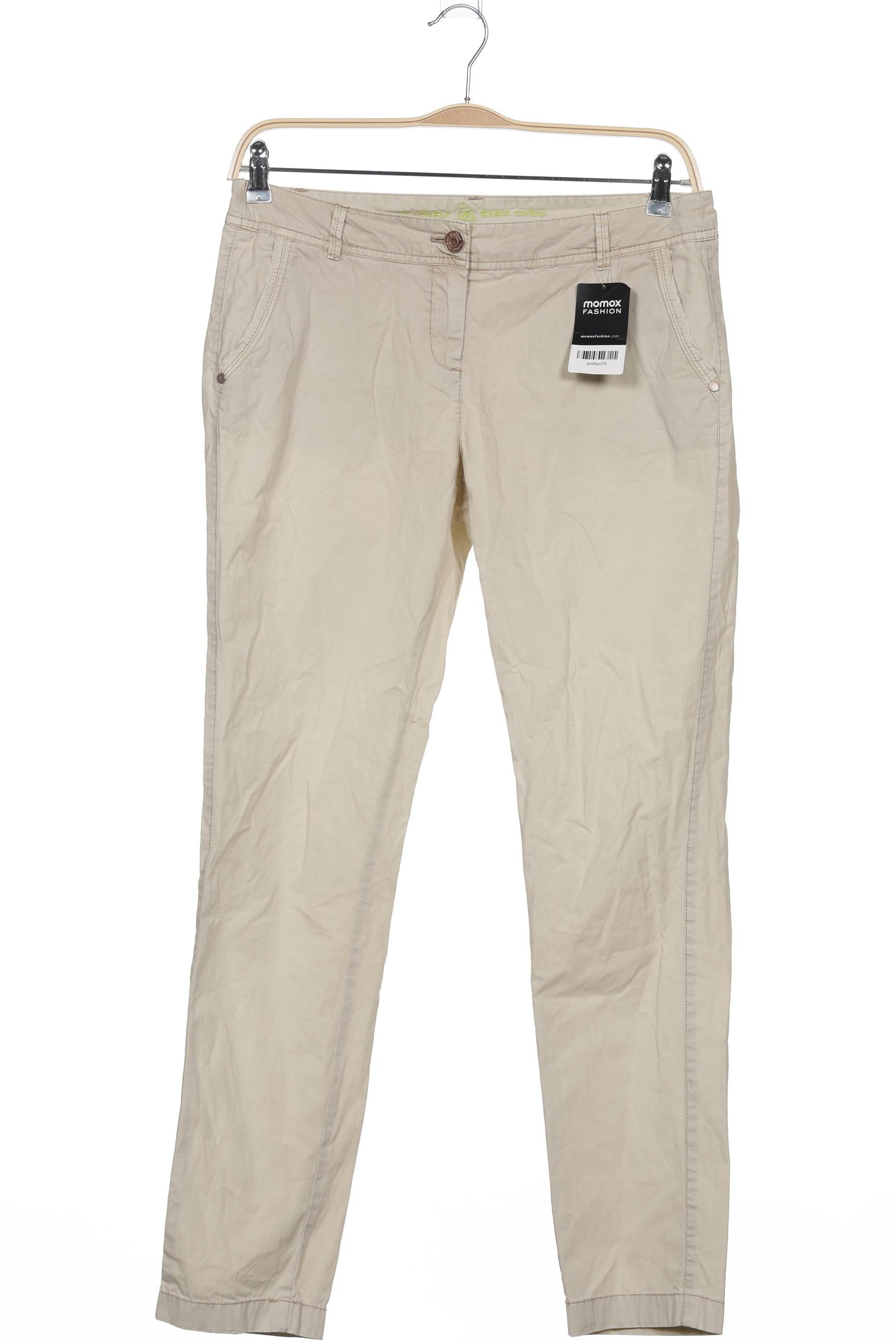

s.Oliver Damen Stoffhose, cremeweiß, Gr. 34
