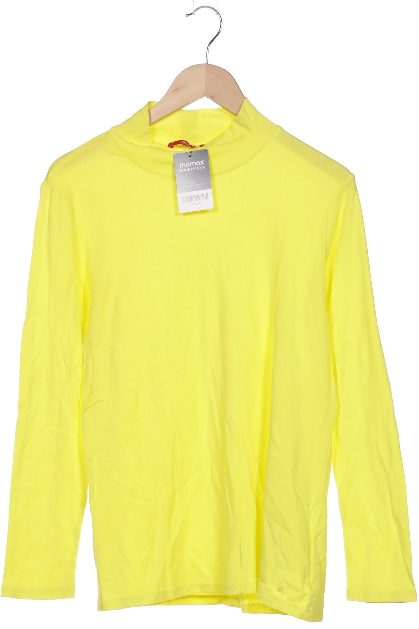 

s.Oliver Damen Langarmshirt, gelb, Gr. 46