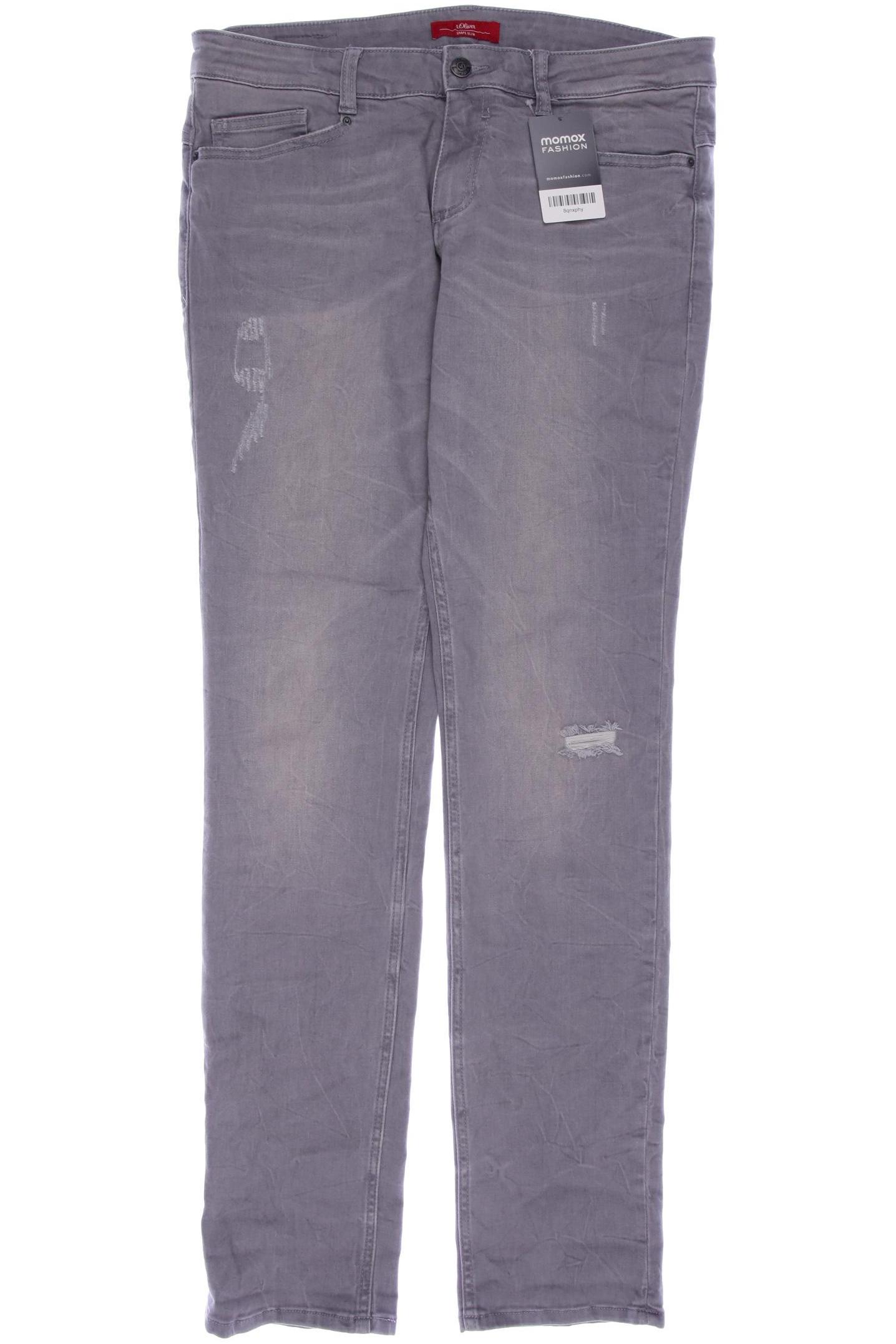 

s.Oliver Damen Jeans, grau