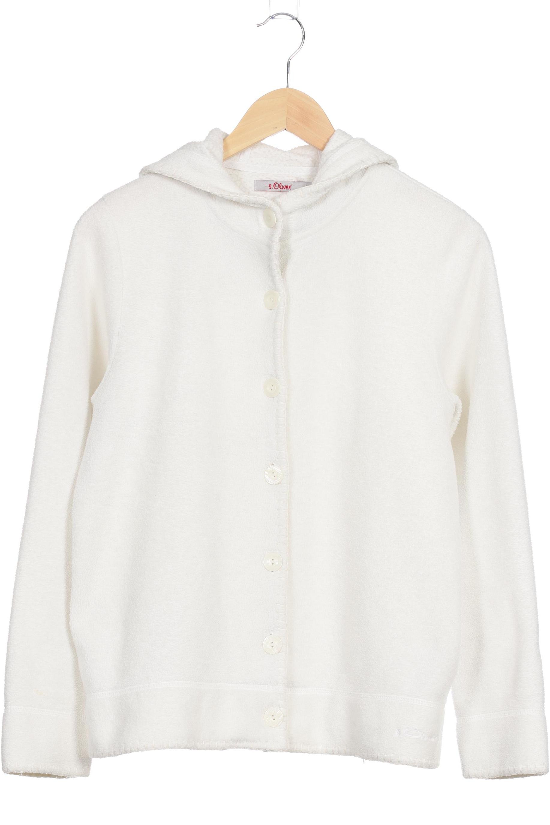 

s.Oliver Damen Kapuzenpullover, weiß, Gr.