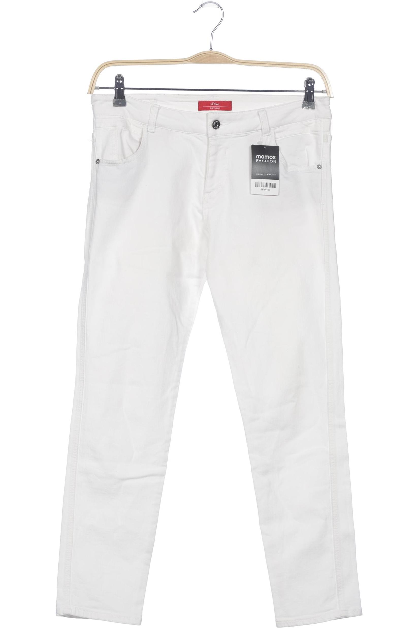 

s.Oliver Damen Jeans, weiß, Gr. 38