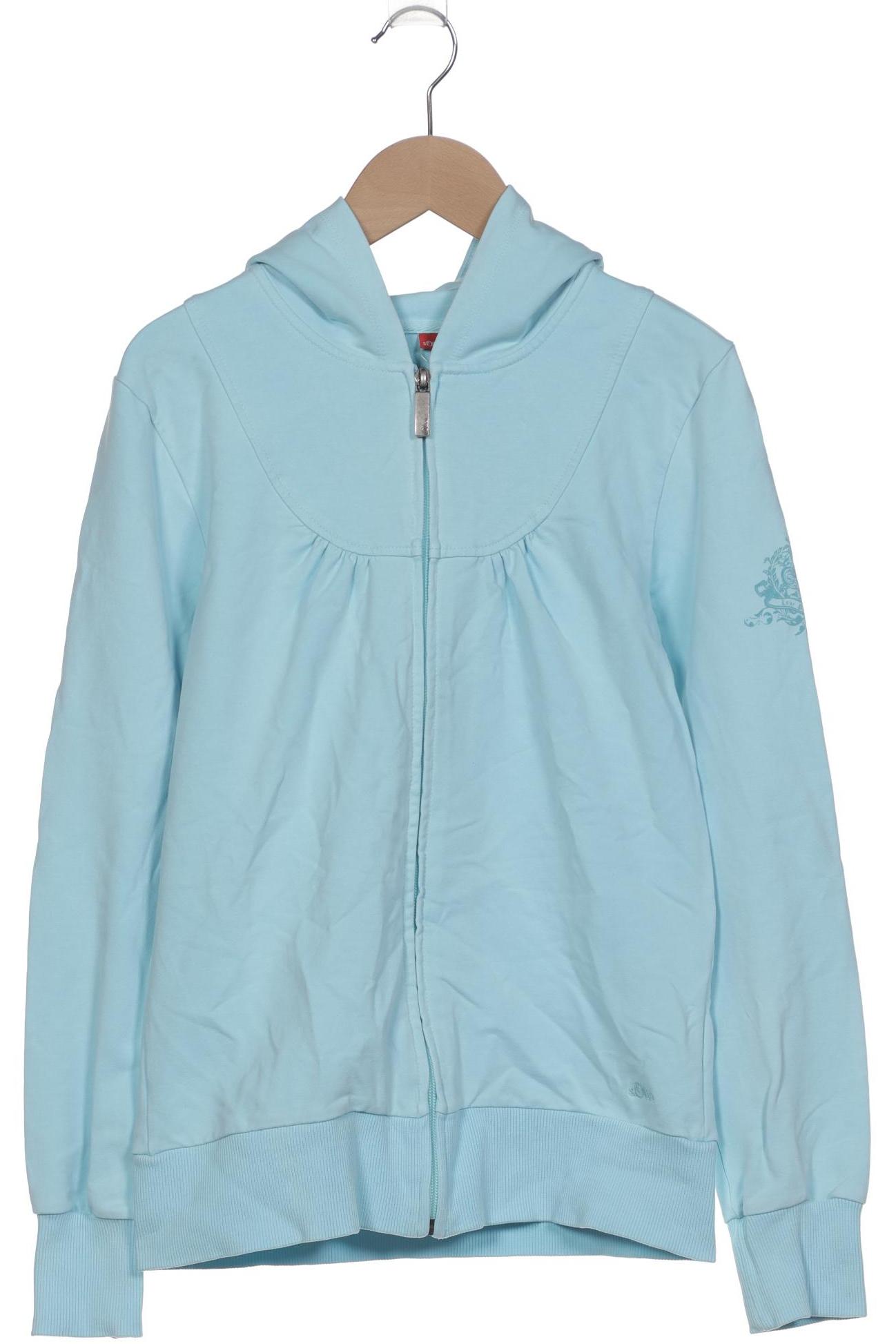 

s.Oliver Damen Kapuzenpullover, hellblau, Gr. 38