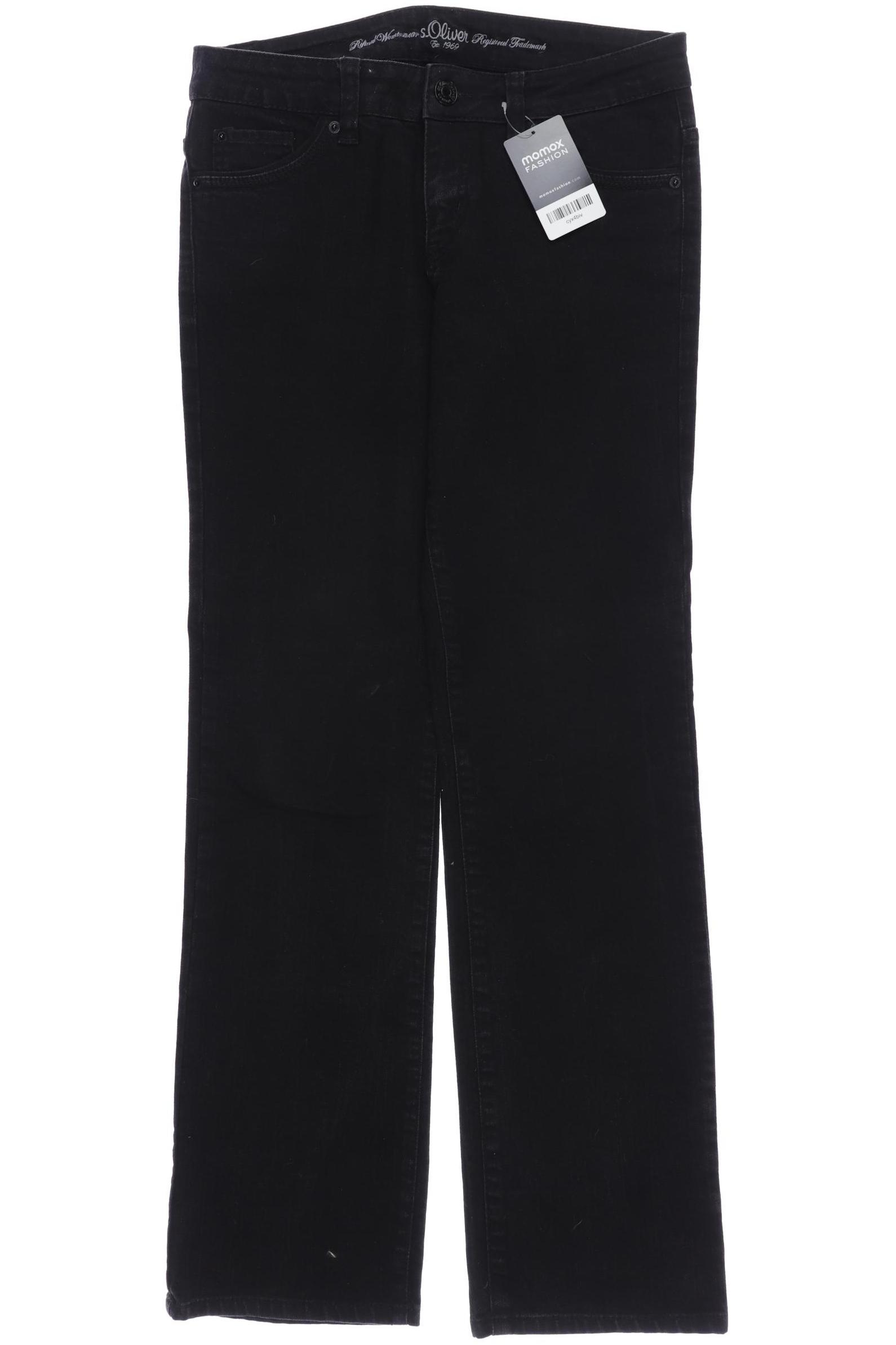 

s.Oliver Damen Jeans, schwarz, Gr. 38