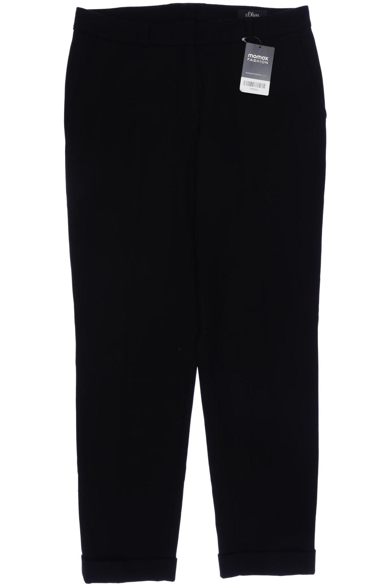 

s.Oliver Damen Stoffhose, schwarz, Gr. 32