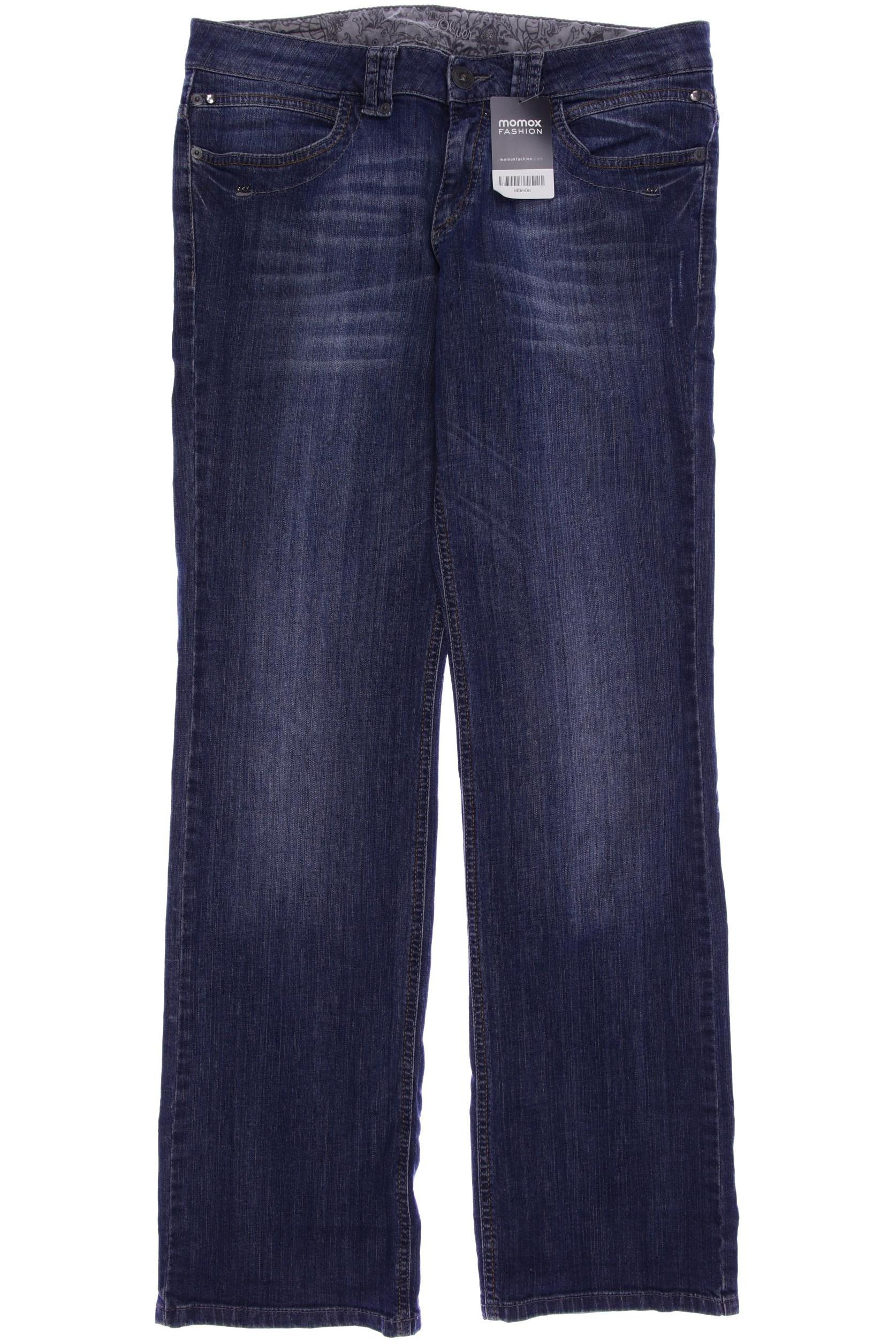 

s.Oliver Damen Jeans, blau