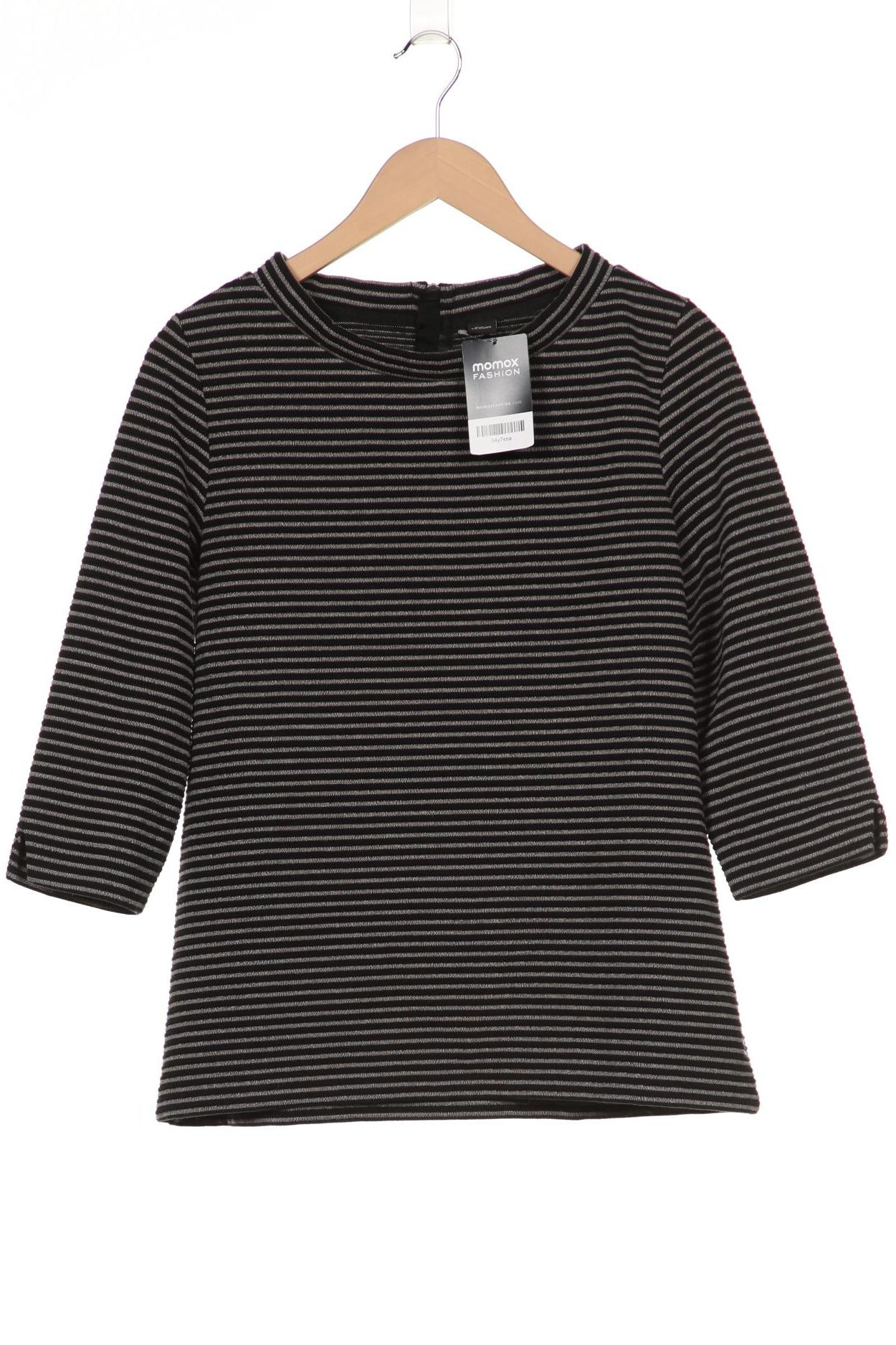 

s.Oliver Damen Langarmshirt, schwarz, Gr. 42