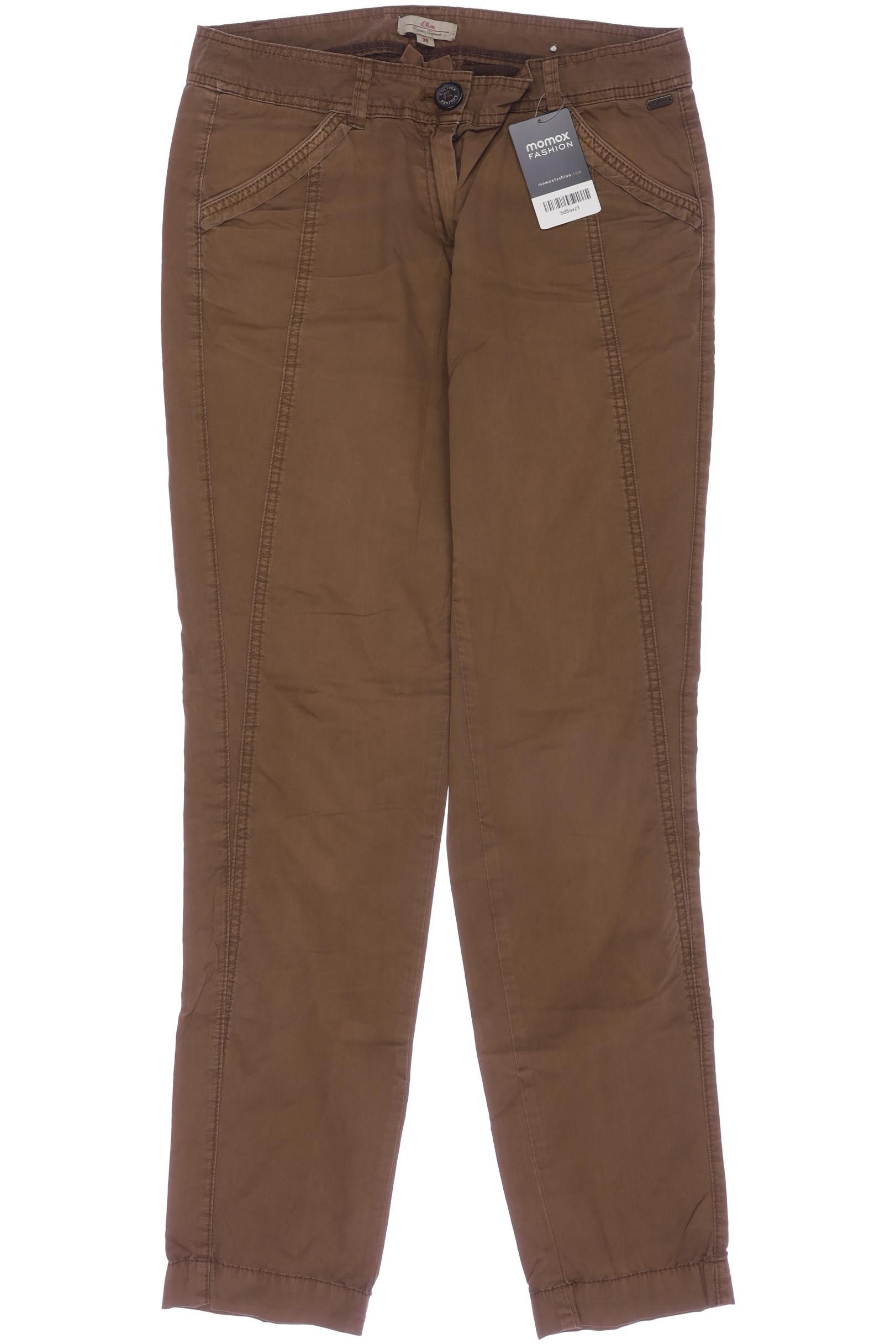 

s.Oliver Damen Stoffhose, braun, Gr. 36