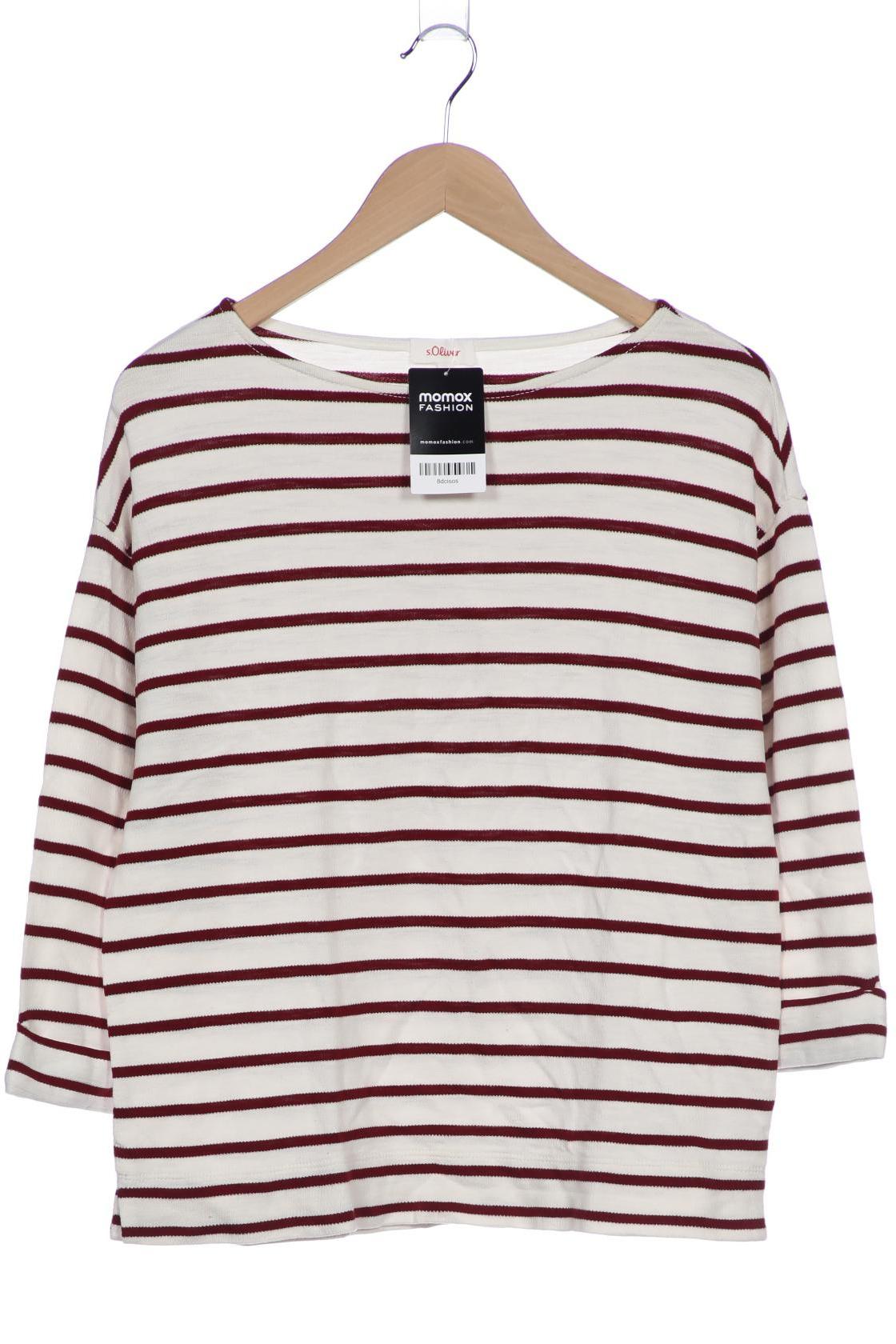 

s.Oliver Damen Langarmshirt, weiß, Gr. 38