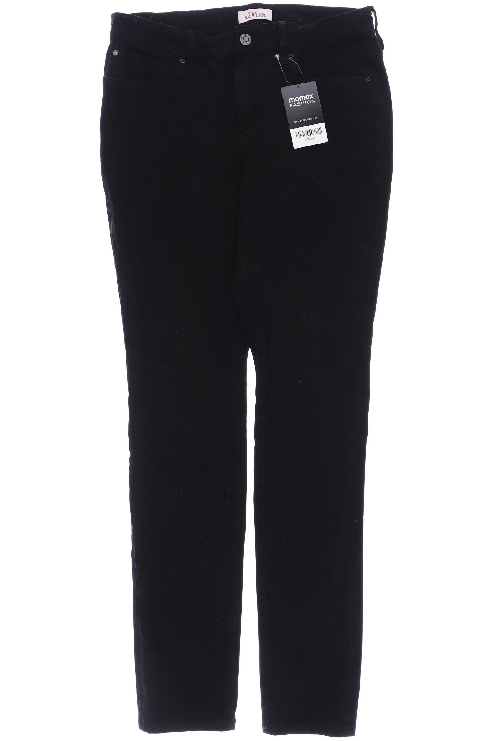 

s.Oliver Damen Jeans, schwarz