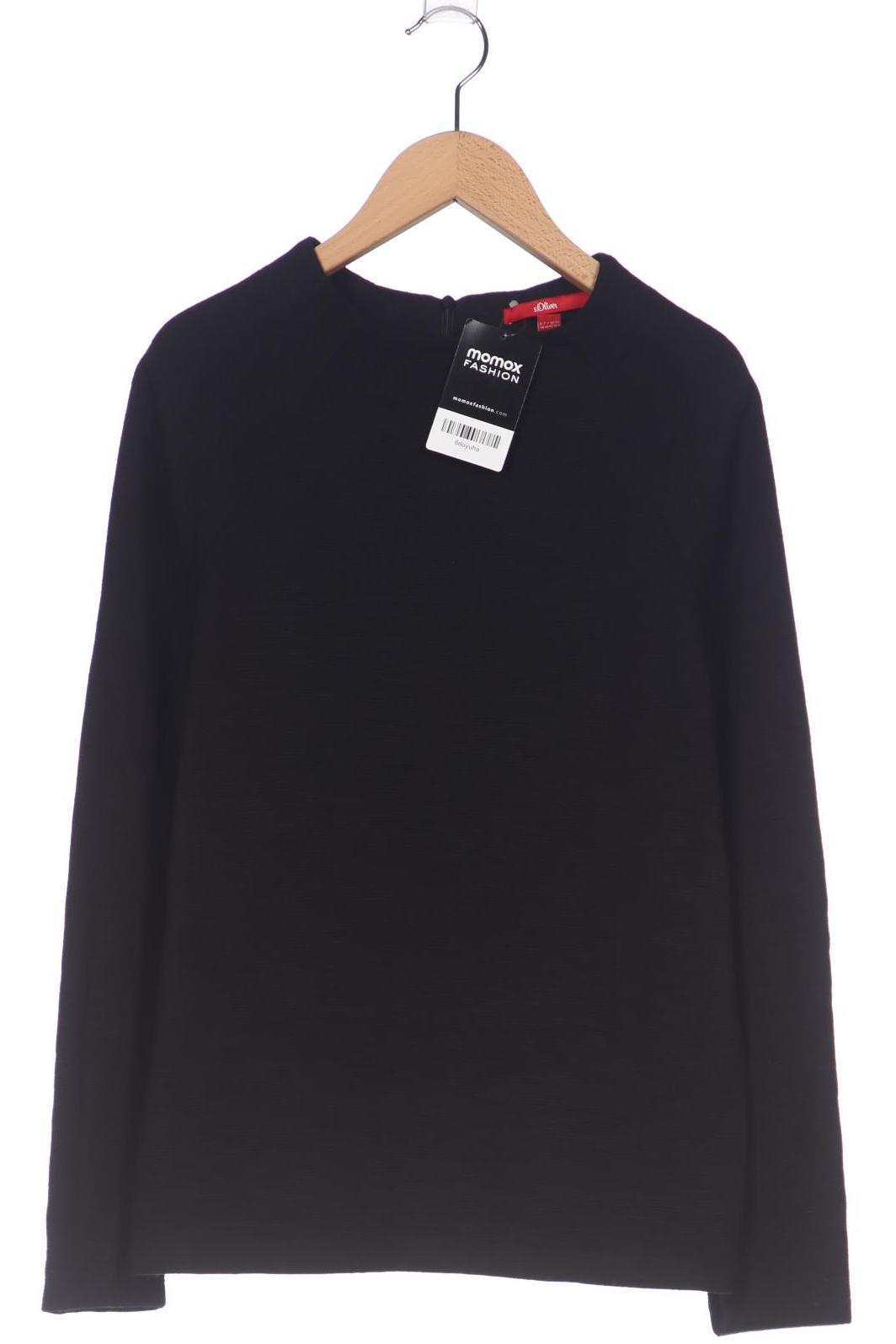 

s.Oliver Damen Sweatshirt, schwarz, Gr. 38