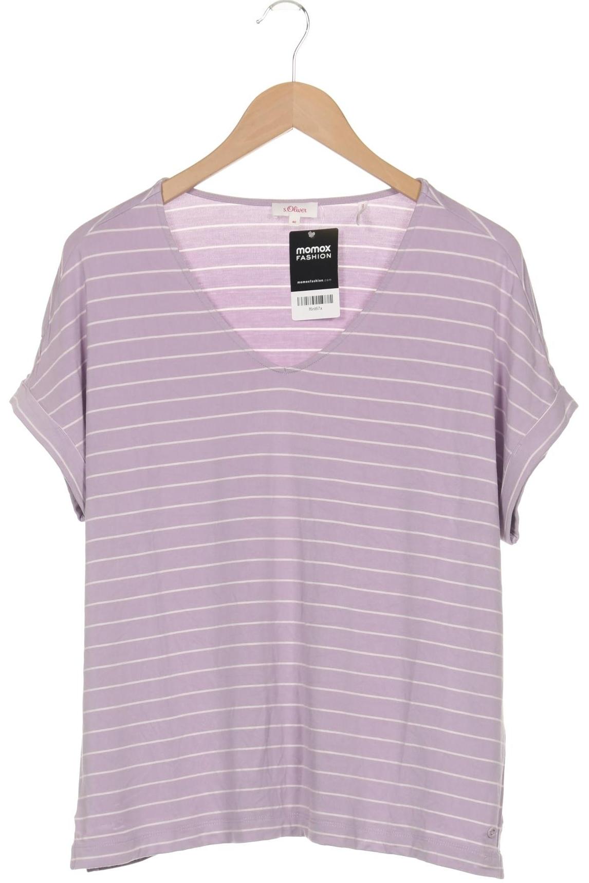 

s.Oliver Damen T-Shirt, flieder, Gr. 40