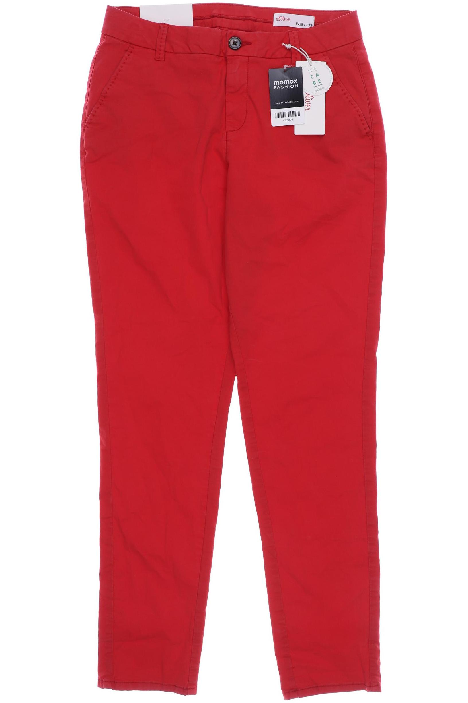 

s.Oliver Damen Stoffhose, rot, Gr. 38