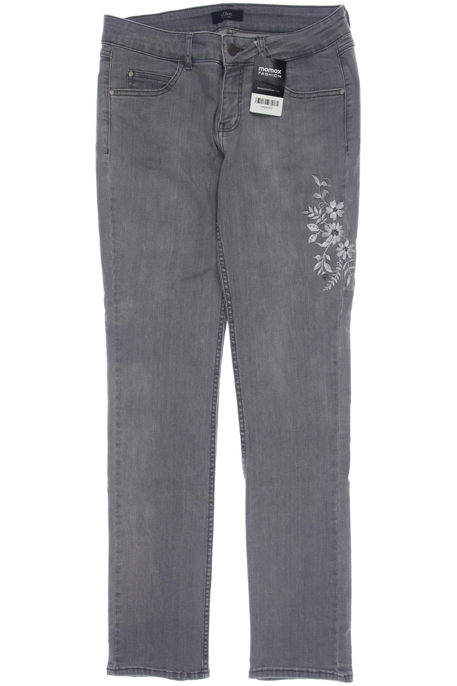 

s.Oliver Damen Jeans, grau, Gr. 38