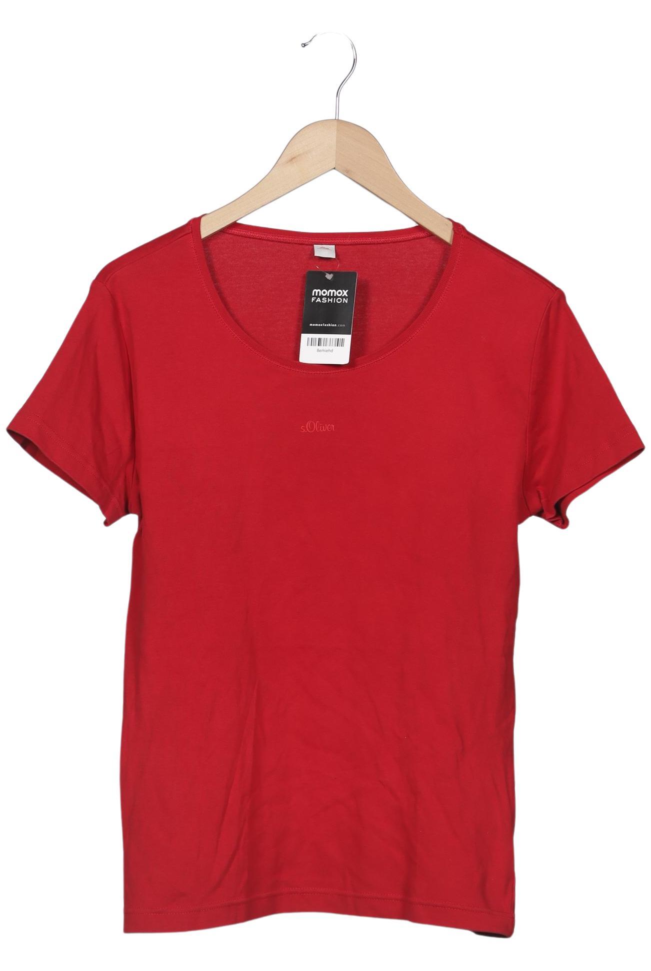

s.Oliver Damen T-Shirt, rot, Gr. 44
