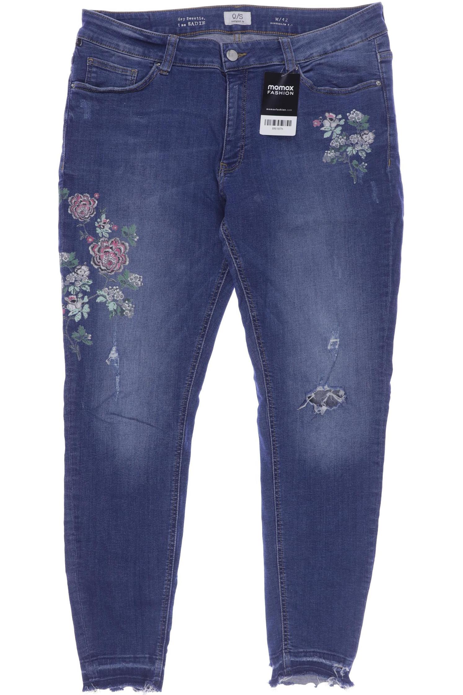 

s.Oliver Damen Jeans, blau