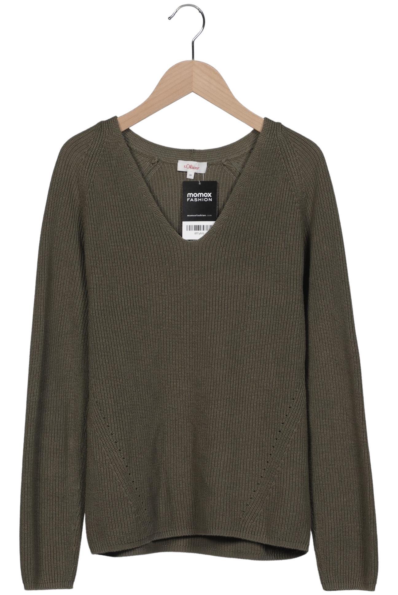 

s.Oliver Damen Pullover, grün, Gr. 36