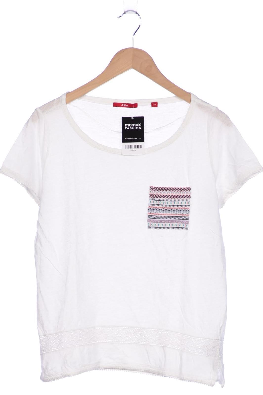 

s.Oliver Damen T-Shirt, weiß, Gr. 38