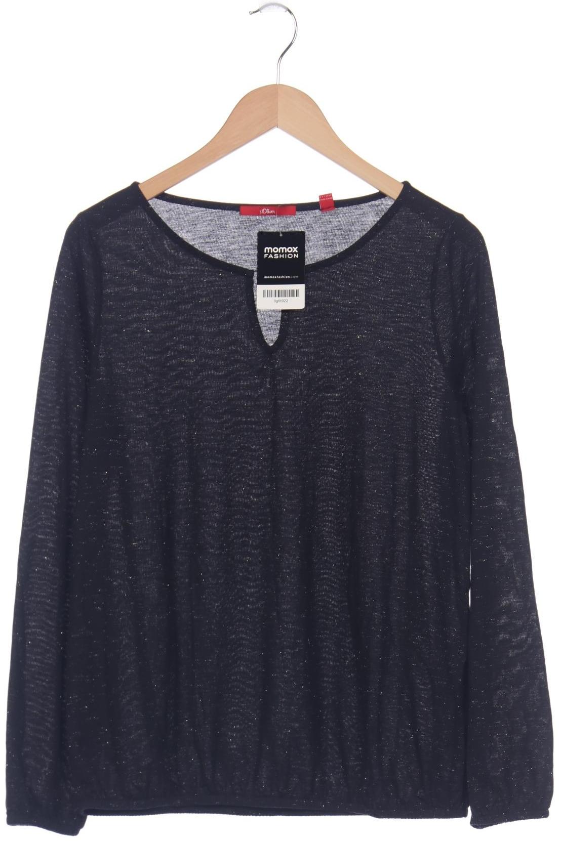 

s.Oliver Damen Langarmshirt, marineblau, Gr. 40