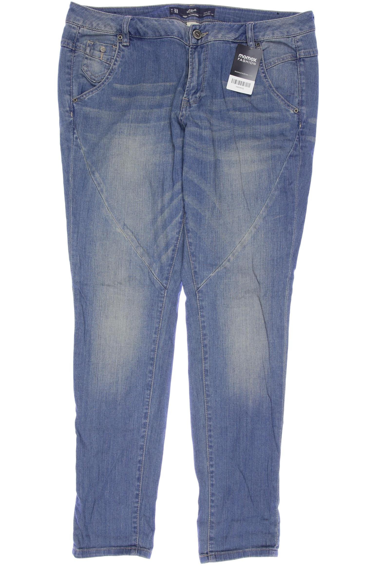 

s.Oliver Damen Stoffhose, blau, Gr. 33