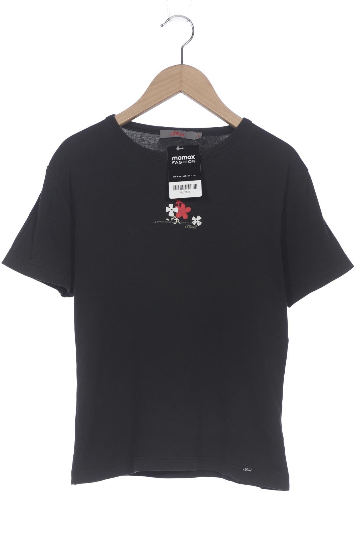 

s.Oliver Damen T-Shirt, schwarz, Gr. 42