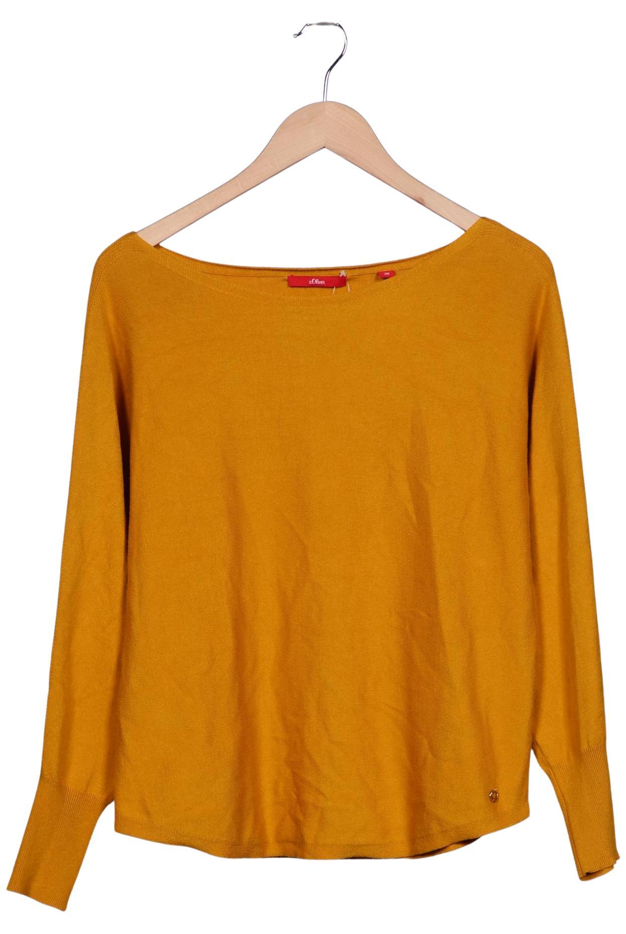 

s.Oliver Damen Pullover, gelb, Gr. 36